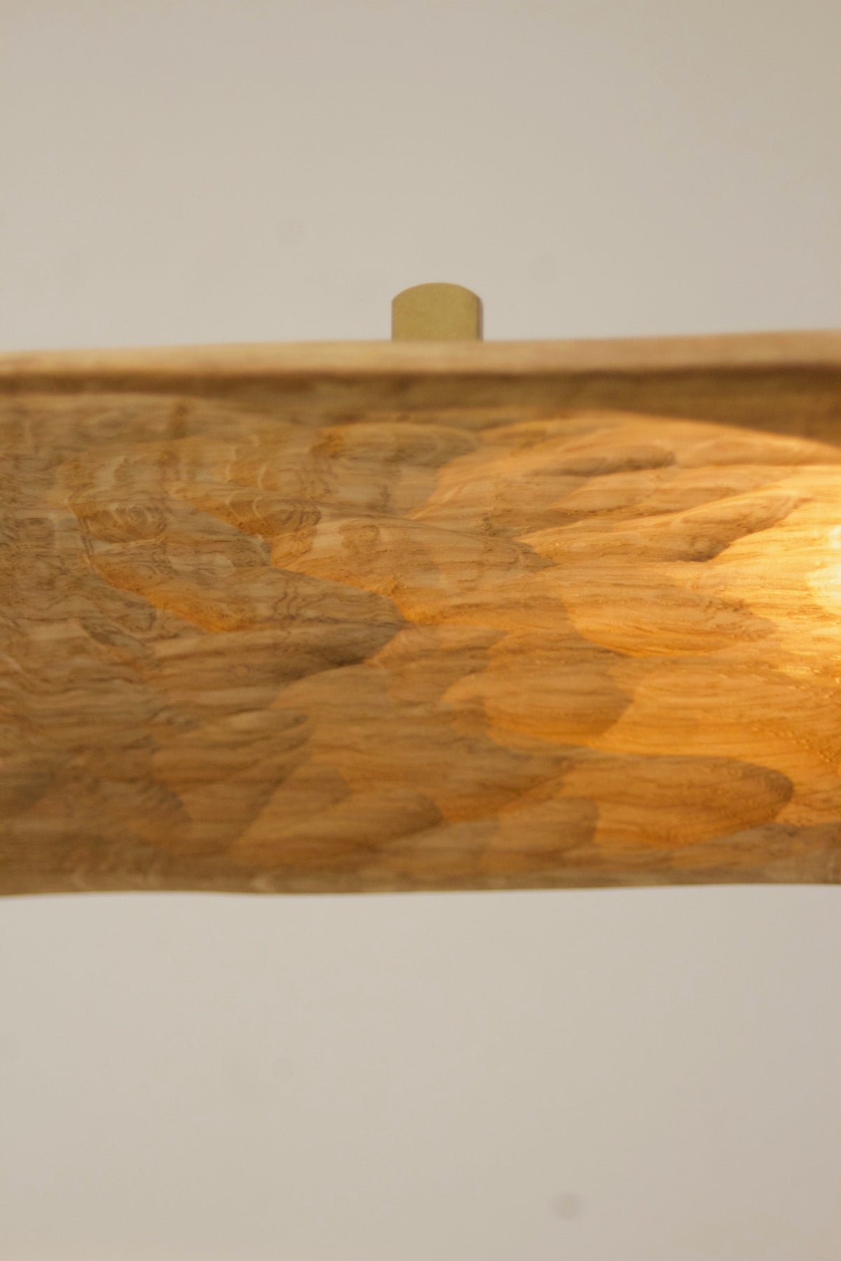 Punk Lamp, Oak/ Brass lamp — lifestyle setting
