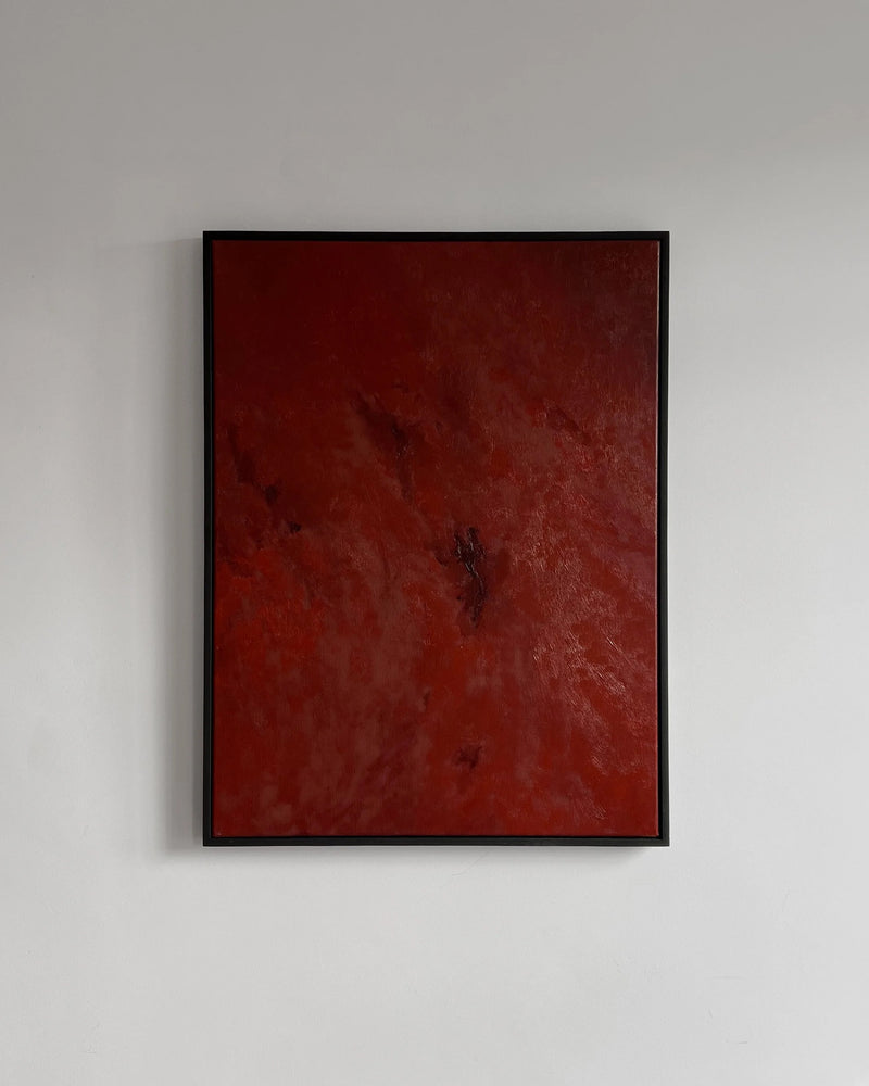 Crimson Bloom (2026) - Oil Painting by Aimée Adriaansen by Aimée Adriaansen | The Oblist