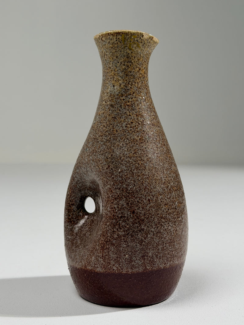 Ceramic pitcher with a pinched handle, Les Potiers d’Accolay, France, circa 1960 by Figuresdesign | The Oblist