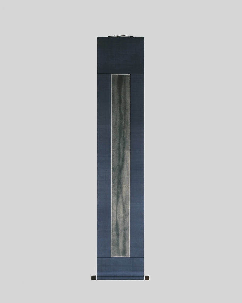 Trace in Grey Blue (2026), Painting by Aimée Adriaansen by Aimée Adriaansen | The Oblist