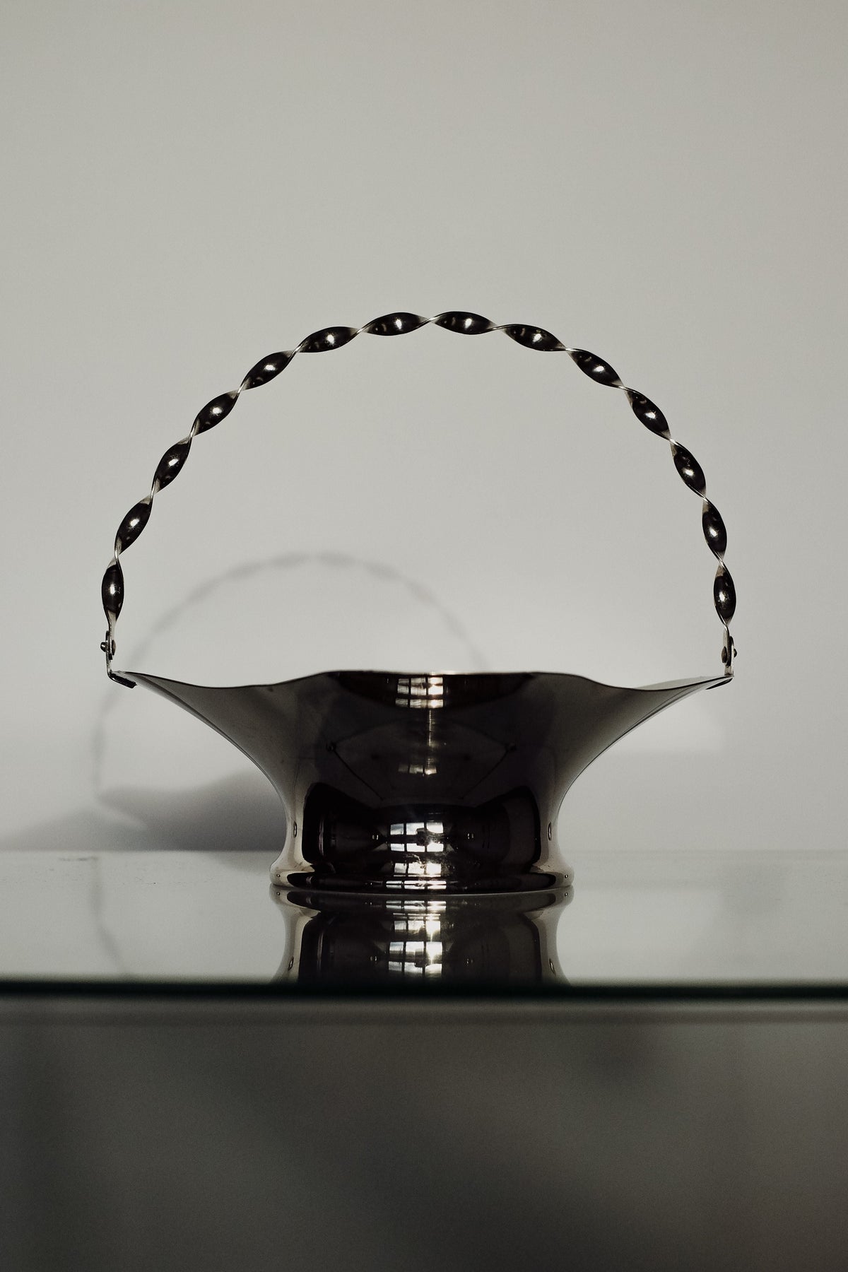 Basket With Twisted Hand Barrel by septembre studios | The Oblist