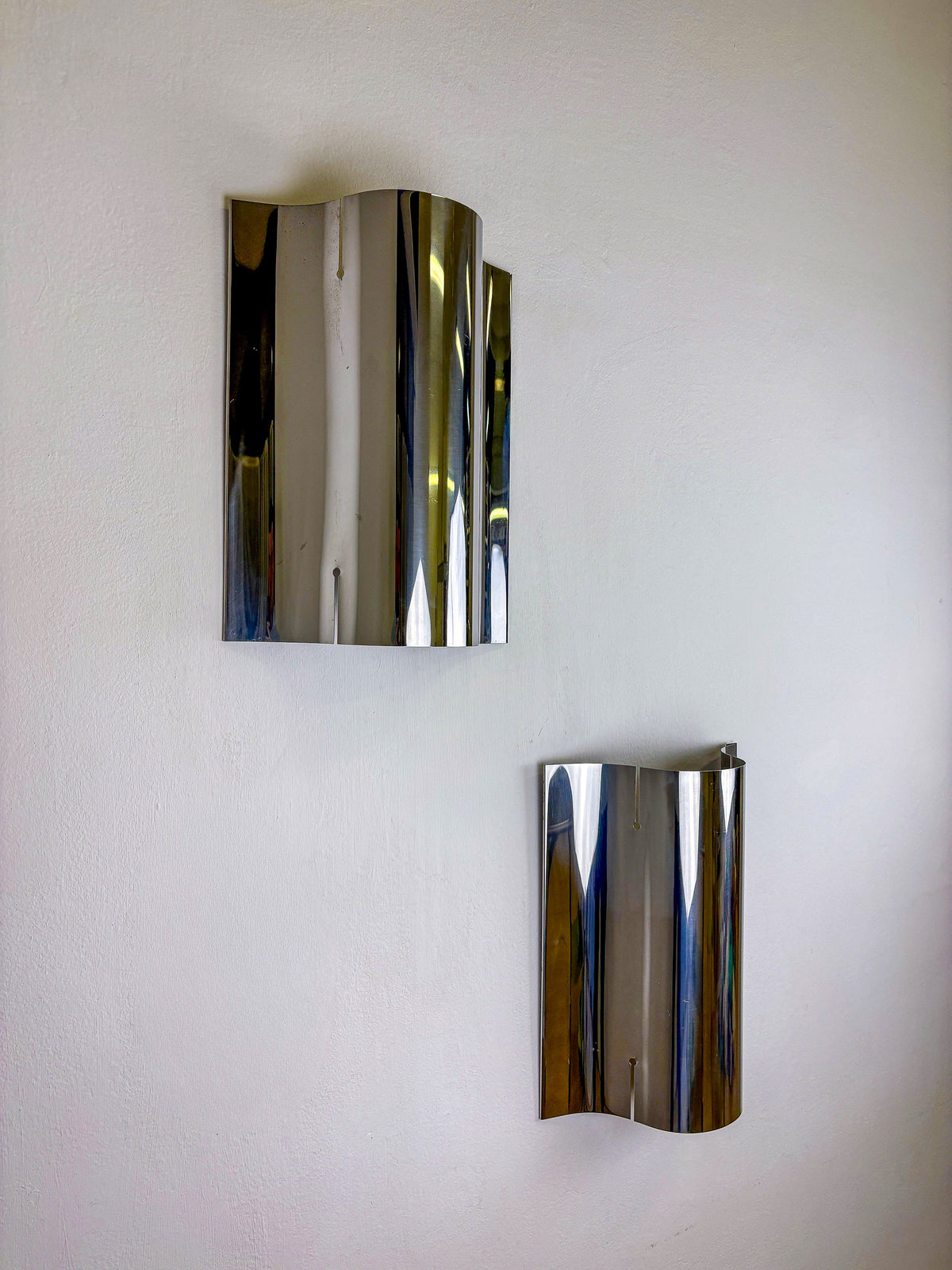 Pair of Space-Age wall Sconces by Sagim, Italy, 1970's — additional view