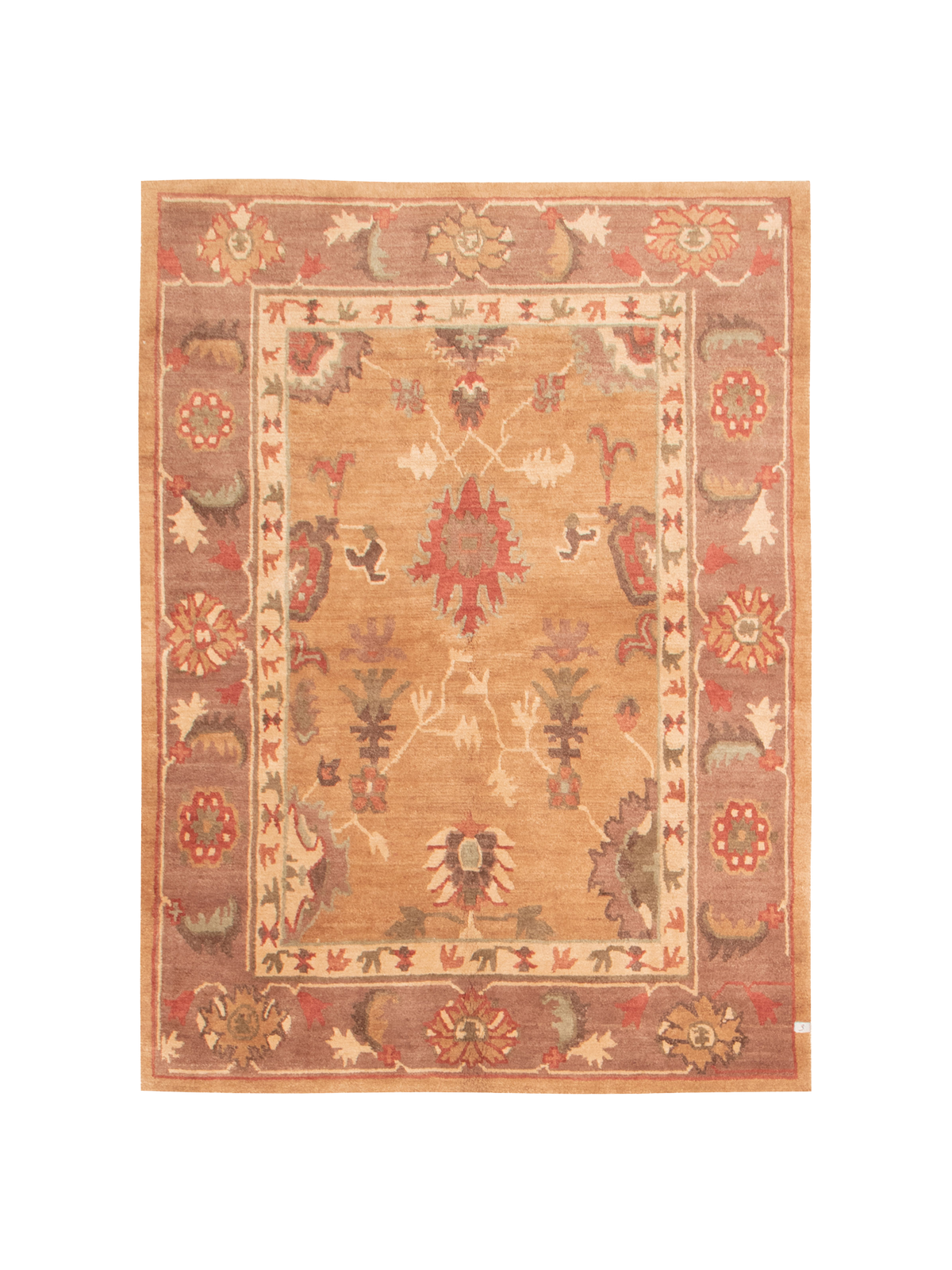 Tibetan Rug in Himalaya 152 x 214 cm by catalog:three | The Oblist — handmade wool, warm colors