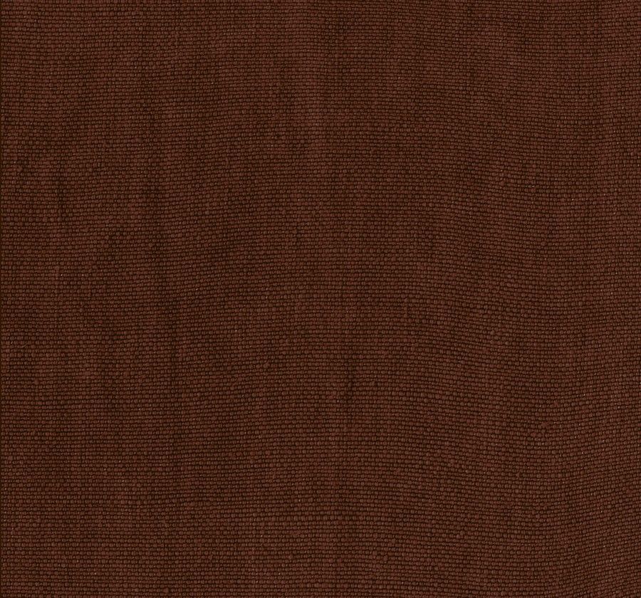 The "Forma" Armchair by FEBRERO SHOP features a close-up of its brown fabric texture. The fine weave patterns create a smooth, evenly colored surface that highlights detailed threads and offers a uniform appearance.