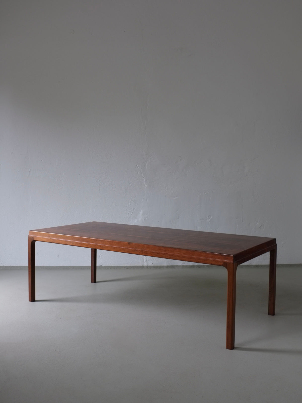 Johannes Andersen rosewood coffee table mid-century modern design