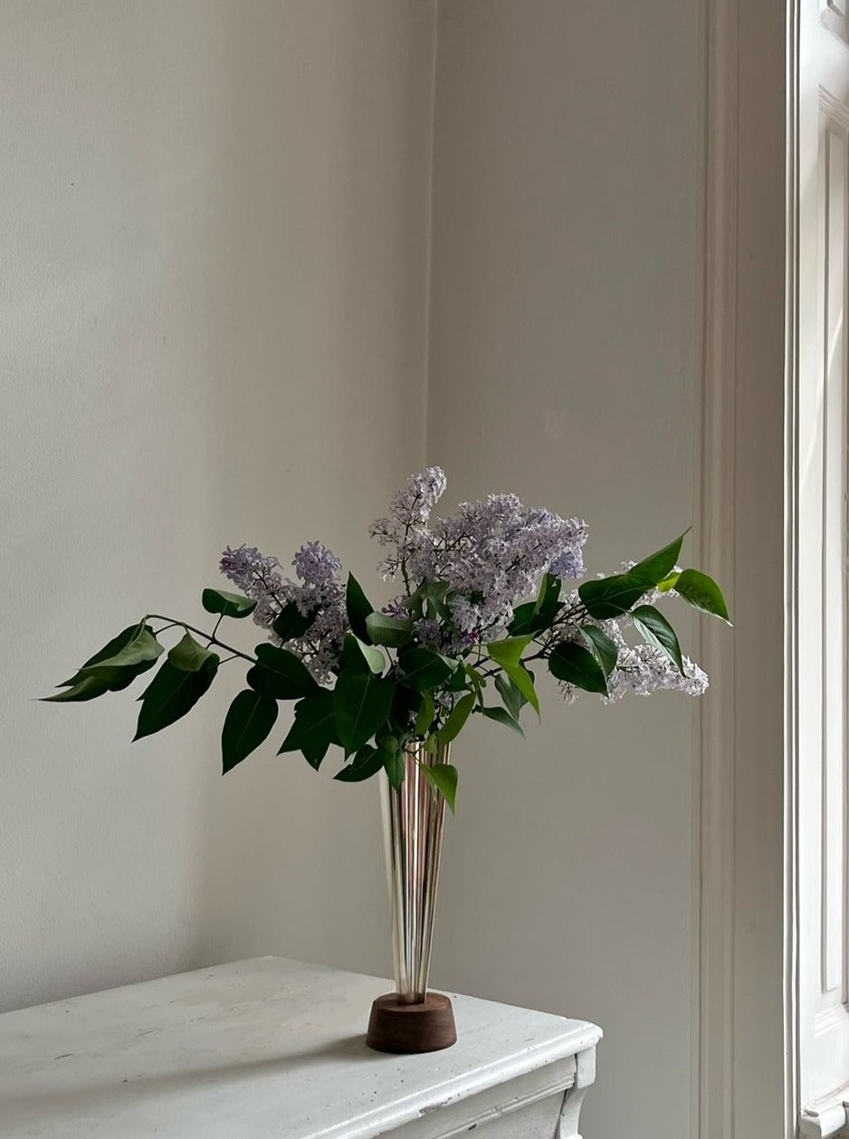 Handcrafted Tapio Wirkkala Silver Vase with Elegant Textured Surface