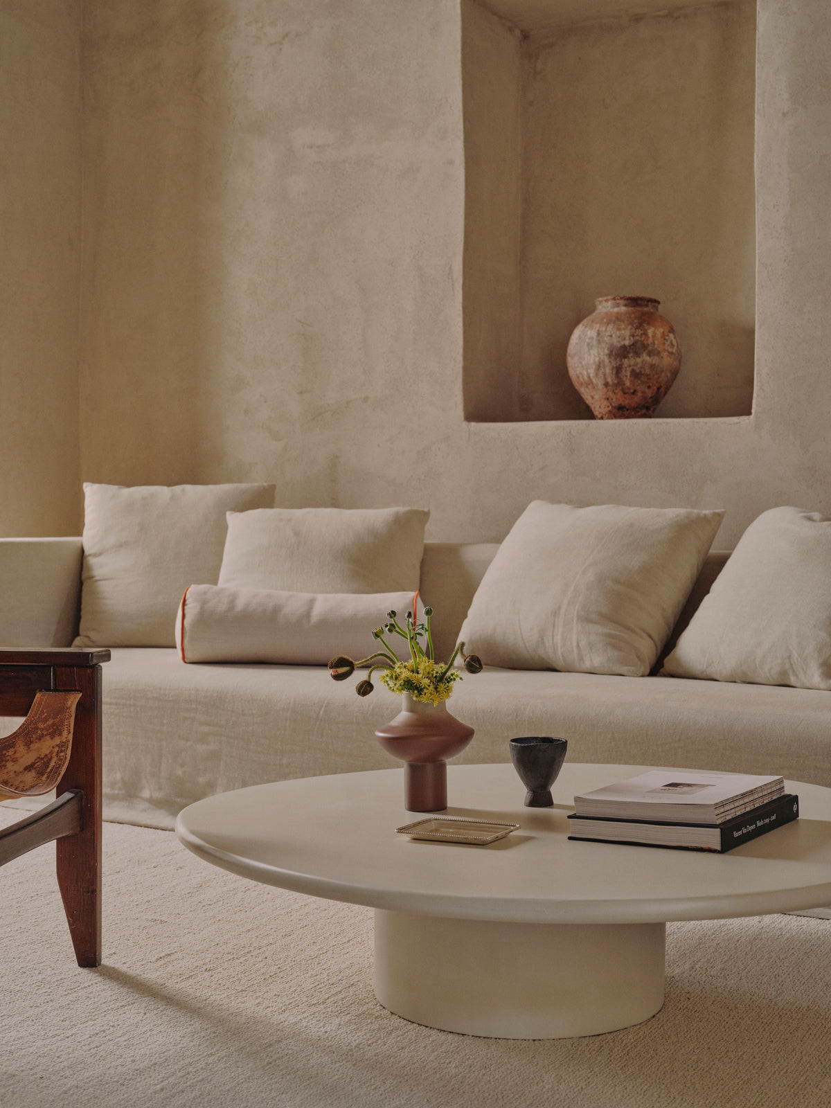 Cinzia Coffee Table — side angle