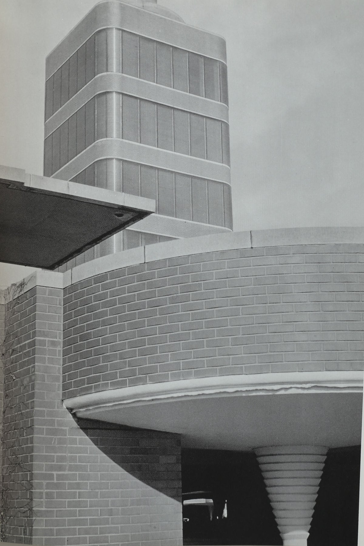 Modernist architecture detail from Camera Magazine May 1970