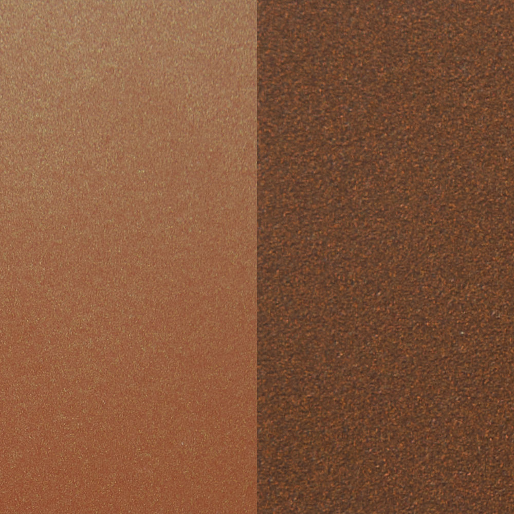 Double Jeu coffee table leather texture detail in tan and brown