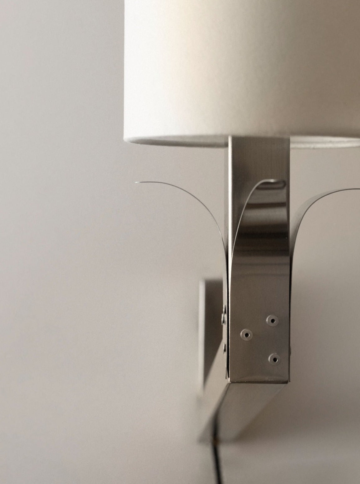 Stainless wall lamp 01 perfect for task lighting in kitchen or office space