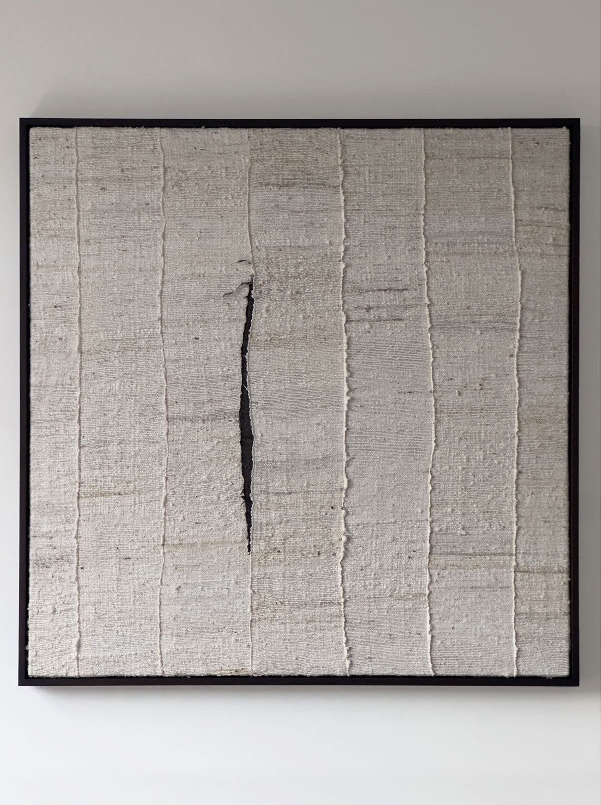 Mast, 2024" by Bec Kirby is an elegant square piece of art framed in solid oak.