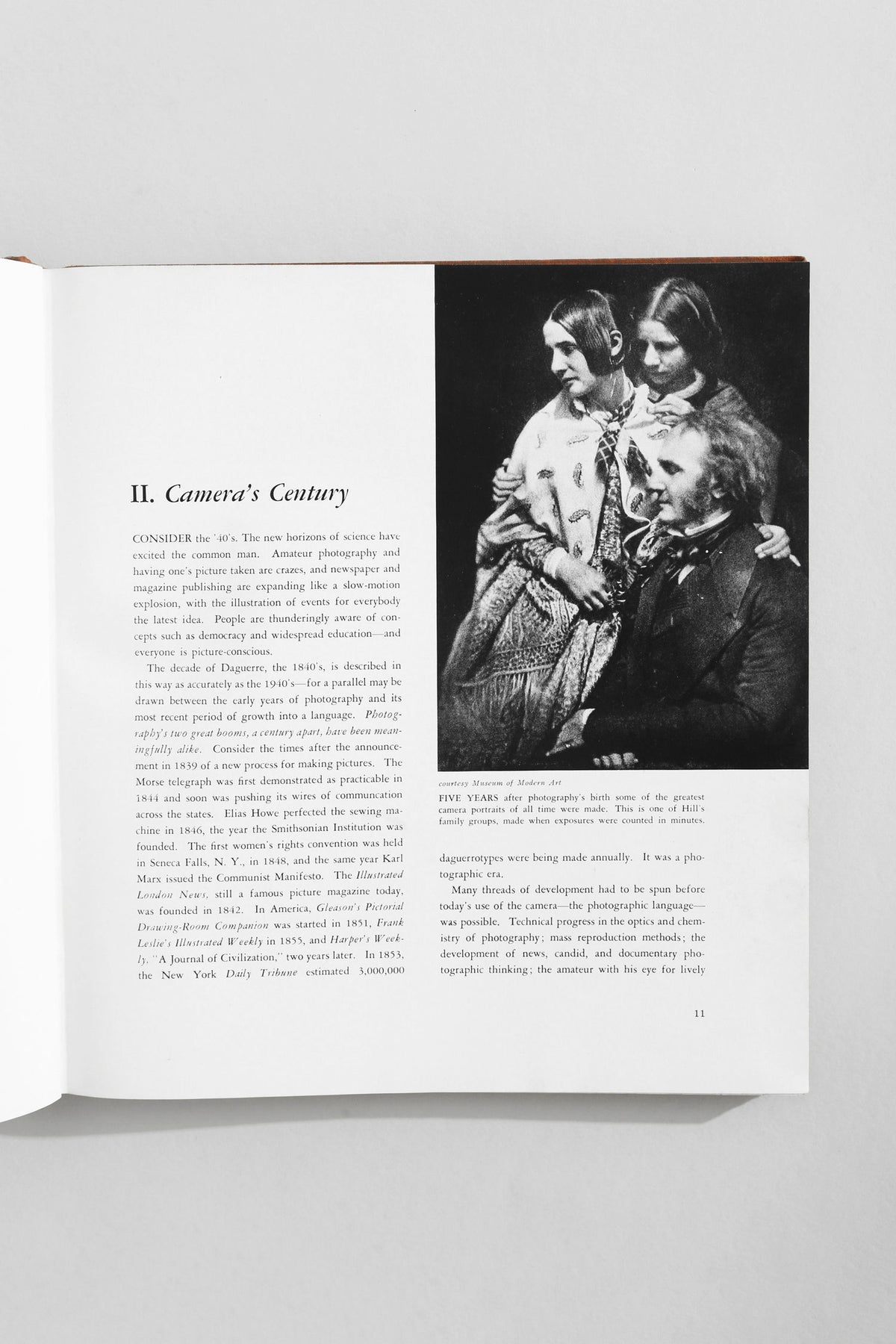Vintage black and white portrait from Camera's Century book