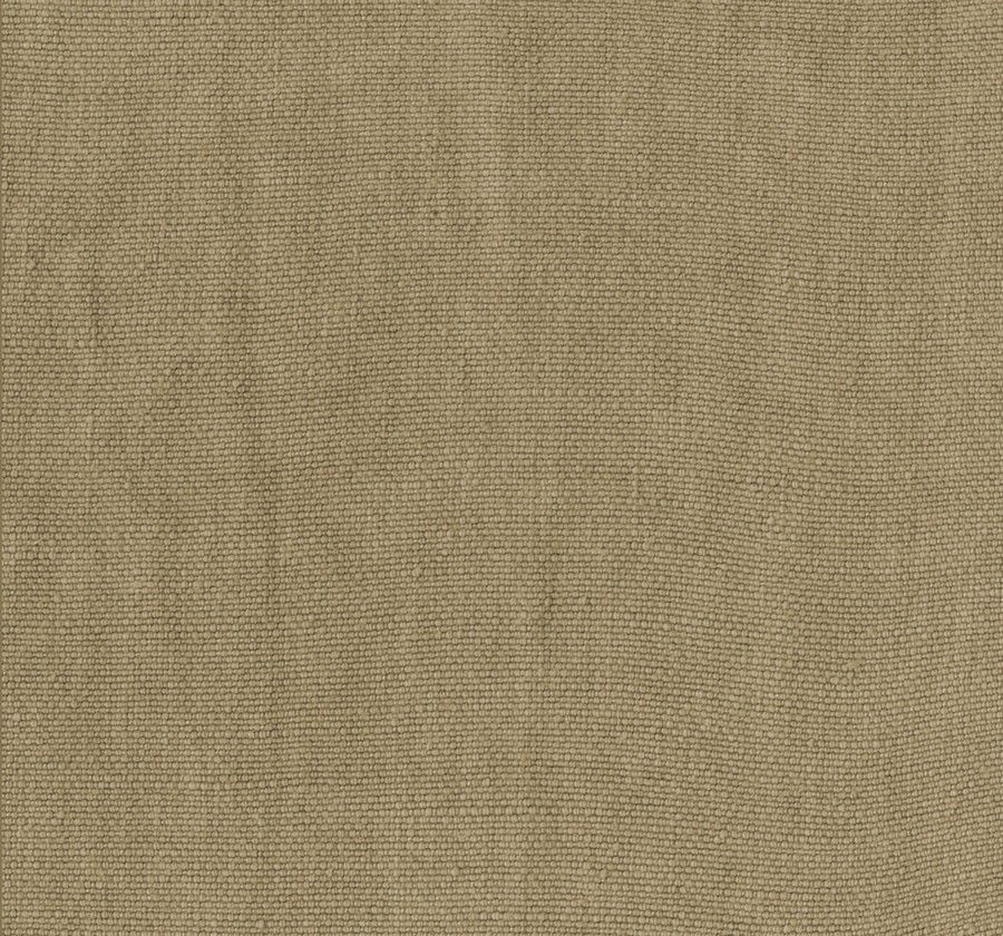 Close-up of a light brown, textured fabric with a woven appearance and visible threads, as seen on the "Forma" Armchair by FEBRERO SHOP. Its somewhat rough surface suggests it might be made from natural fibers like linen or hemp.