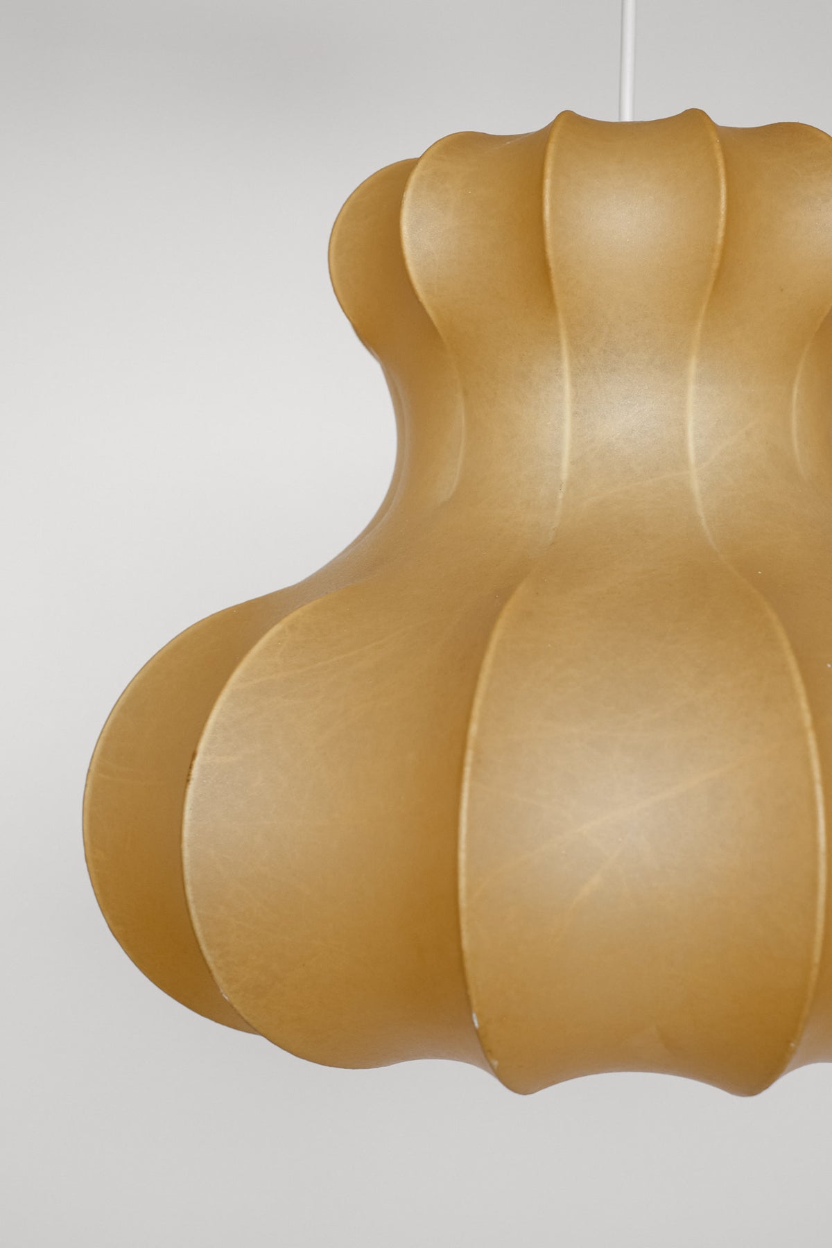 Cocoon Pendant Lamp by Goldkant Leuchten – 1960s/1970s — lifestyle setting