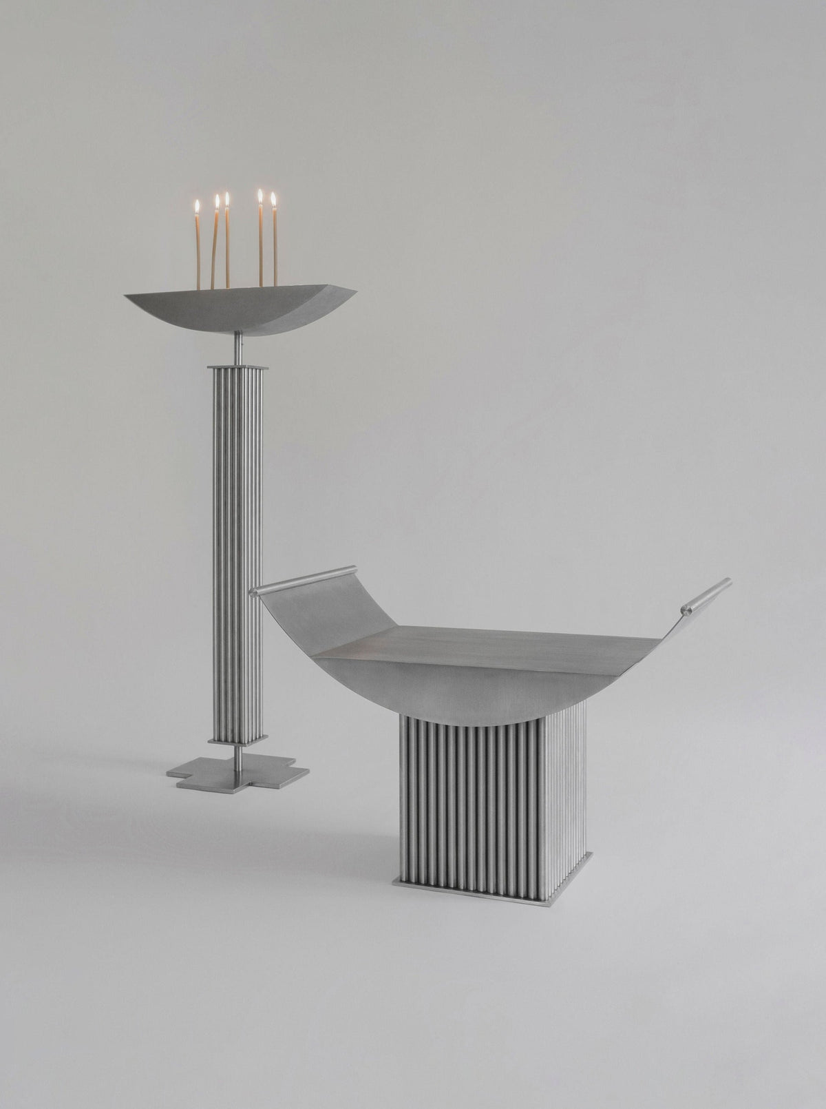 Lux Æterna Candleholder Sculpture — alternate view