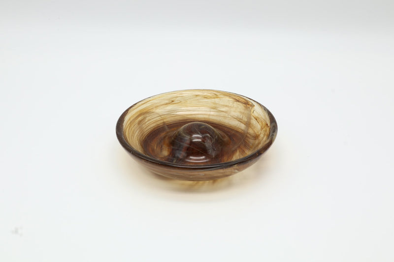 Vintage Model 868 Glass Bowl by Michael Bang for Holmegaard, Denmark (1975) by Forma Finds | The Oblist