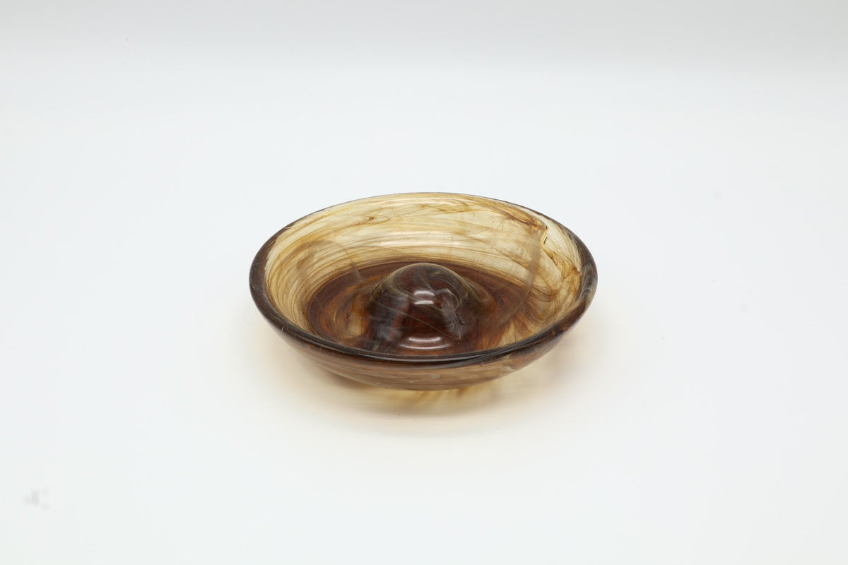Vintage Model 868 Glass Bowl by Michael Bang for Holmegaard, Denmark (1975) by Forma Finds | The Oblist