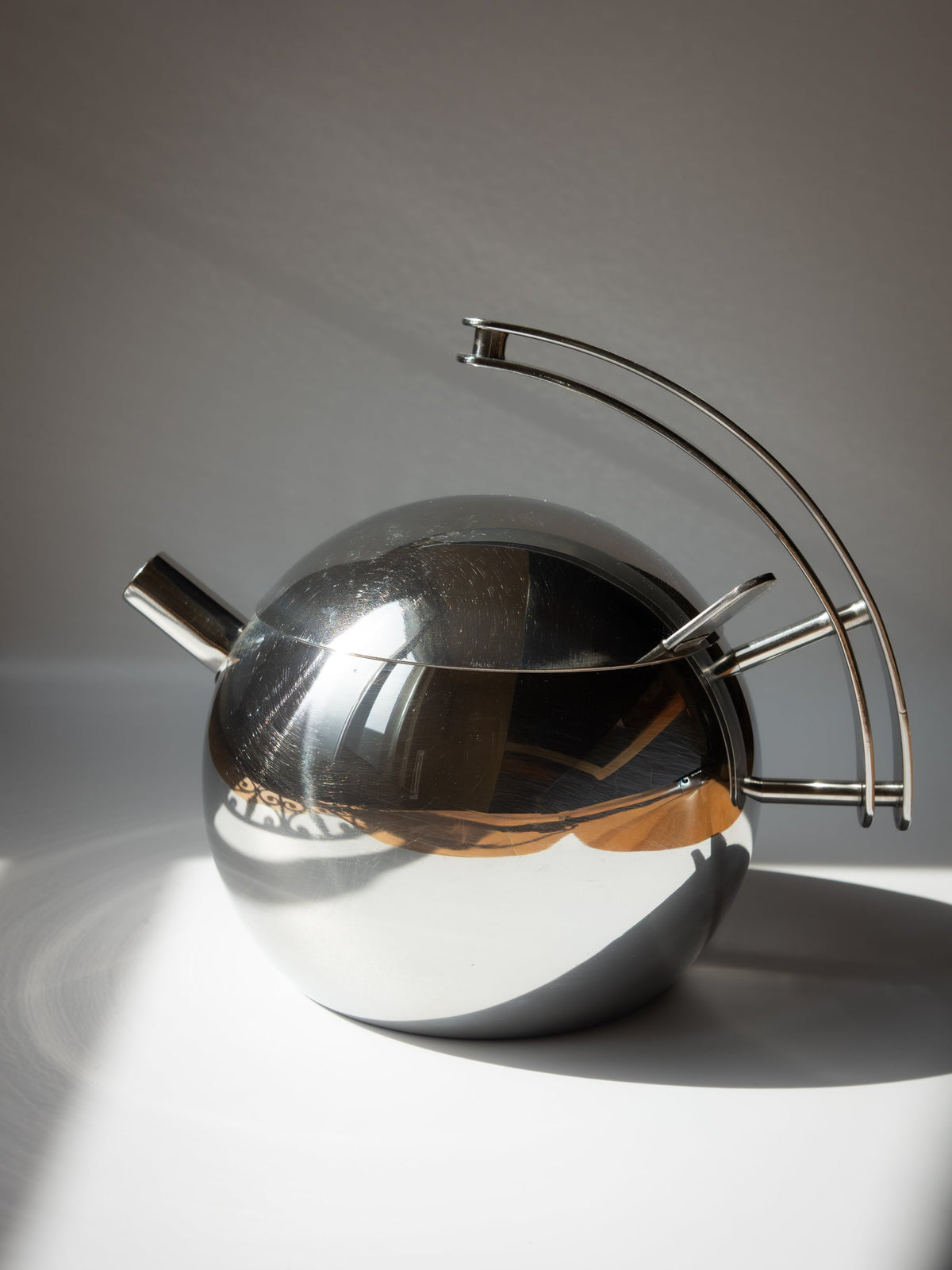 Stella Collection "Galaxy" Teapot by Marina Sgarbi - Italy, c. 1980s — lifestyle setting