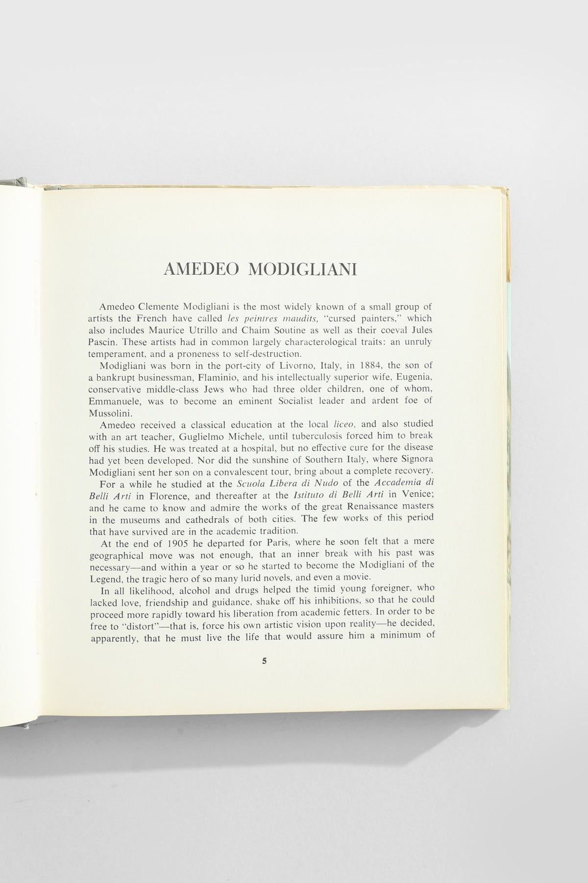 Modigliani/Utrillo/Soutine Book  — side angle