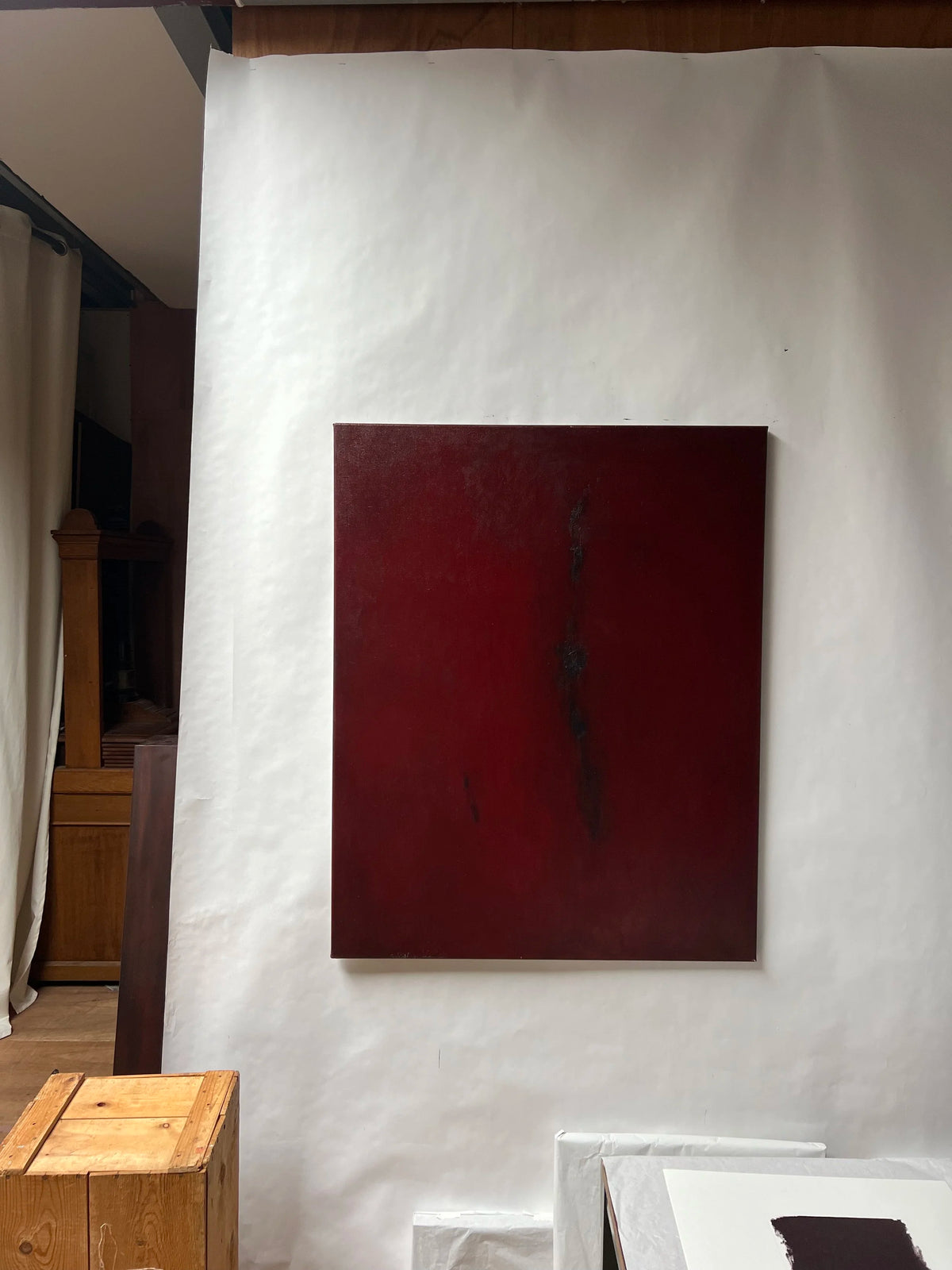 A Darkened Radiance (2024) - Oil Painting by Aimée Adriaansen — side angle