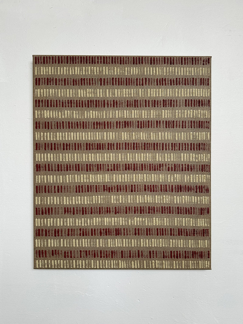 'Buff Red - Reversed Turf' Painting by Roi Elmaliah | The Oblist