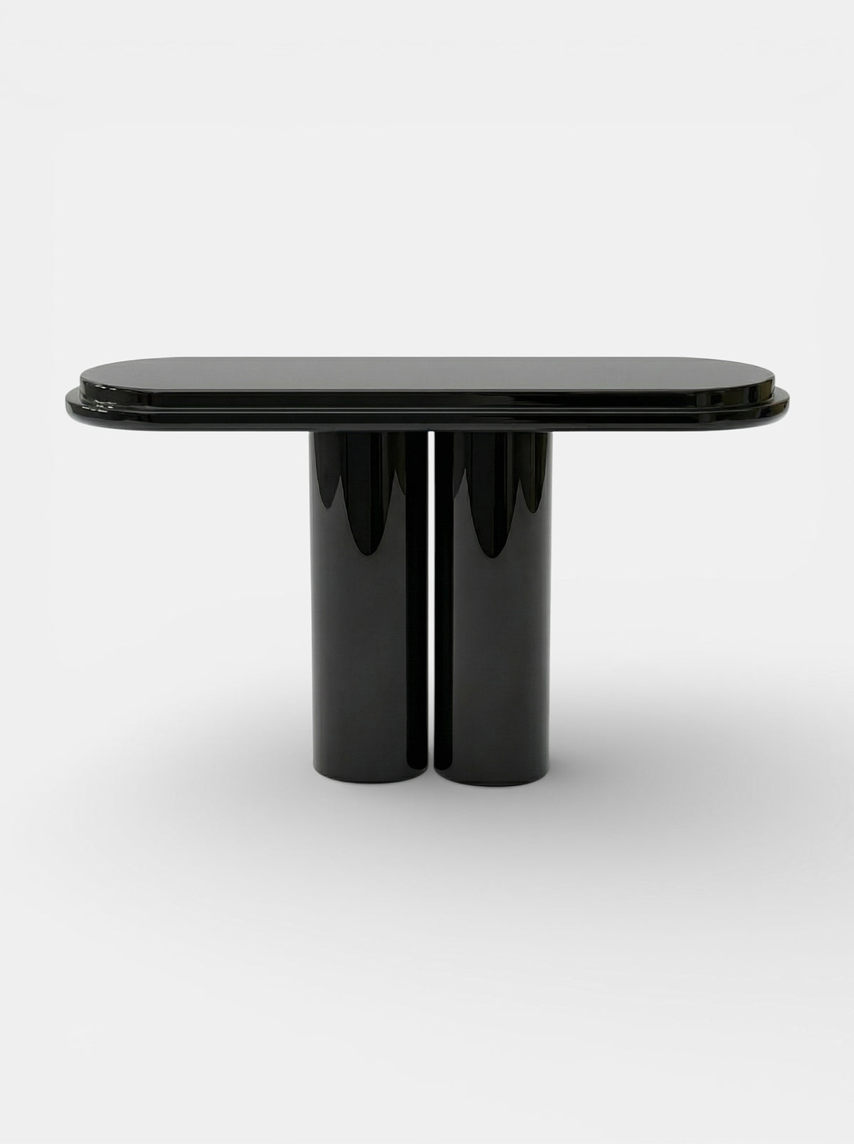 Ida Black Lacquered Wood Console by Marbera | The Oblist