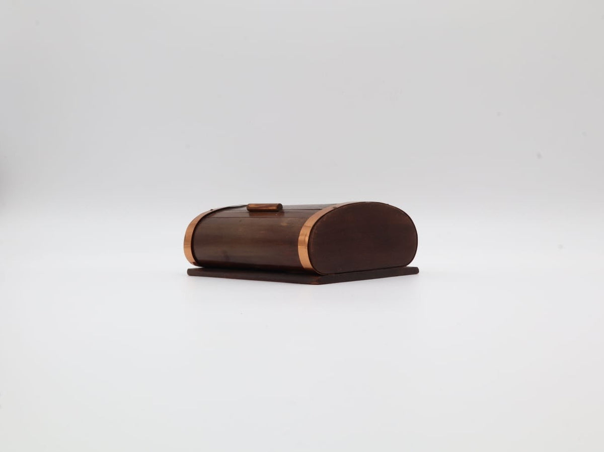 Vintage Mid-Century Roll-Top Box — Netherlands, 1960s — lifestyle setting