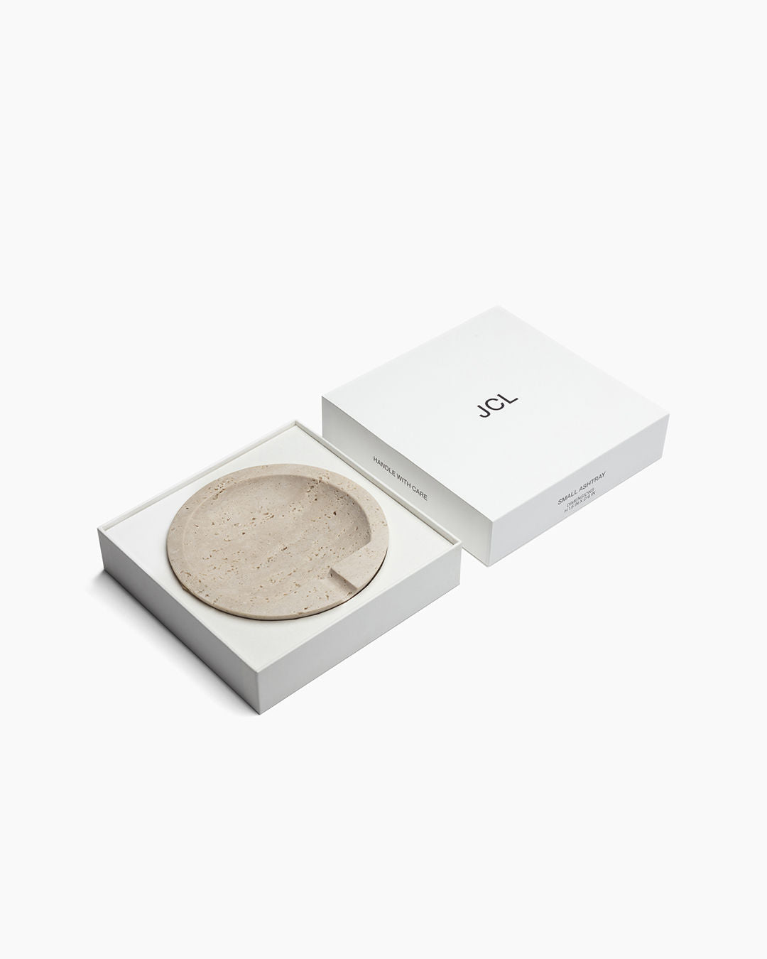 Scandinavian Modern Ashtray in Stone — close-up