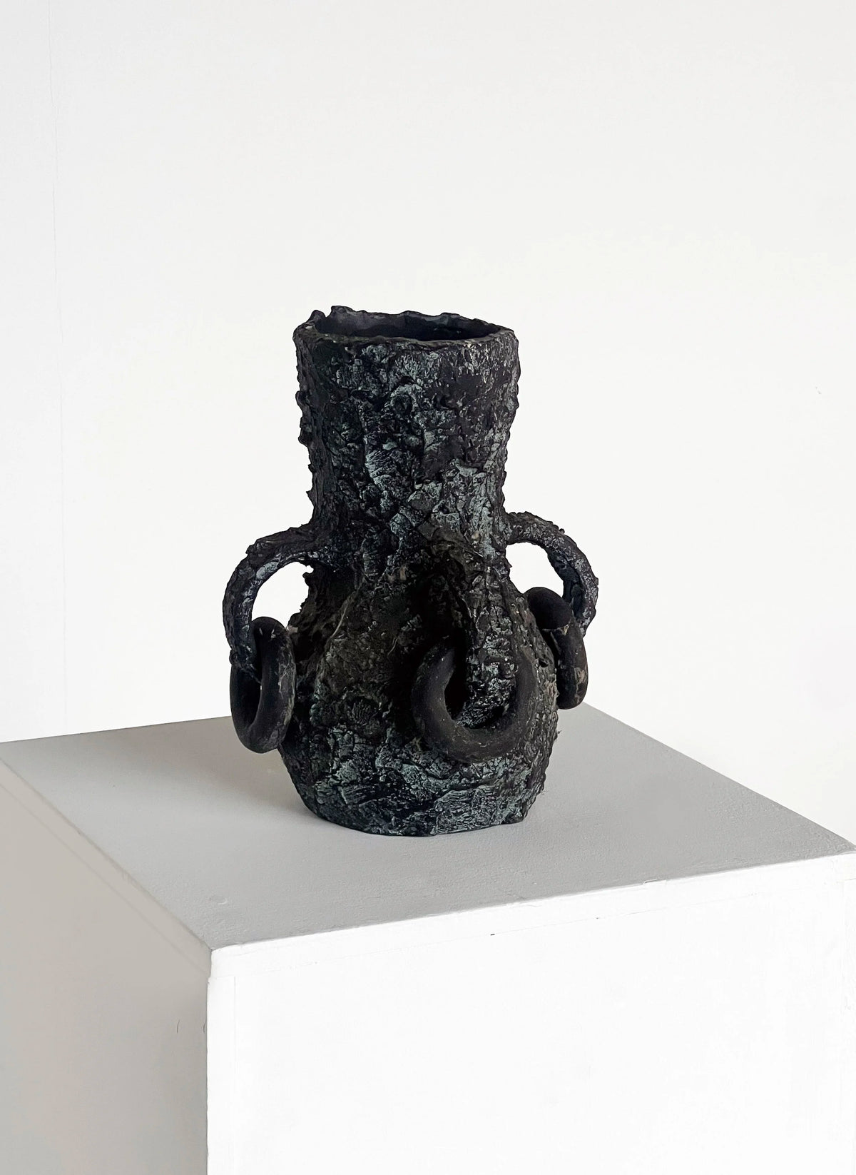 Handled Relief Vase by Porter Studio | The Oblist