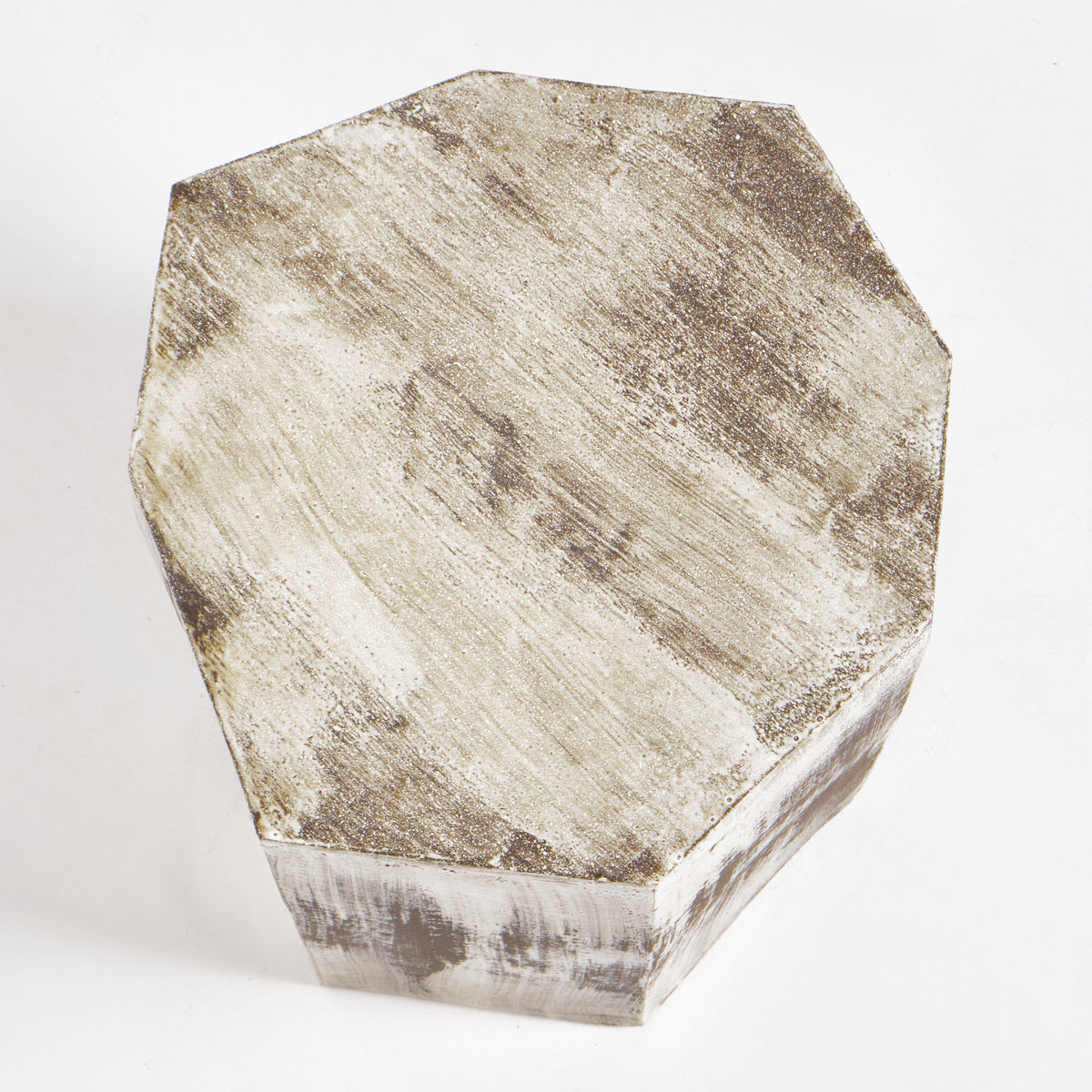Ceramic Side Table (geometric) — additional view