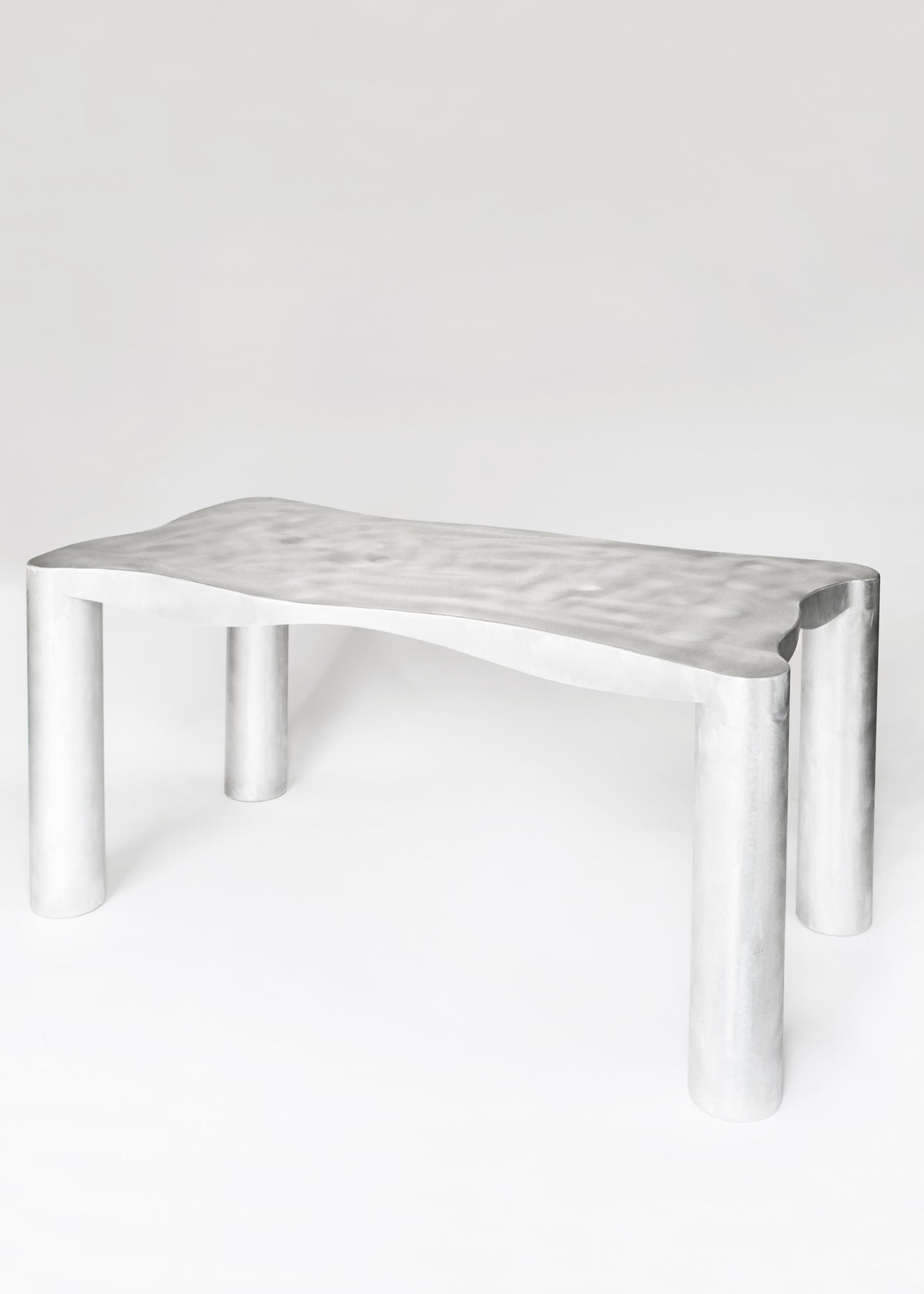 Aluminum Dining Table by Six Dots Design | The Oblist — modern aluminum material