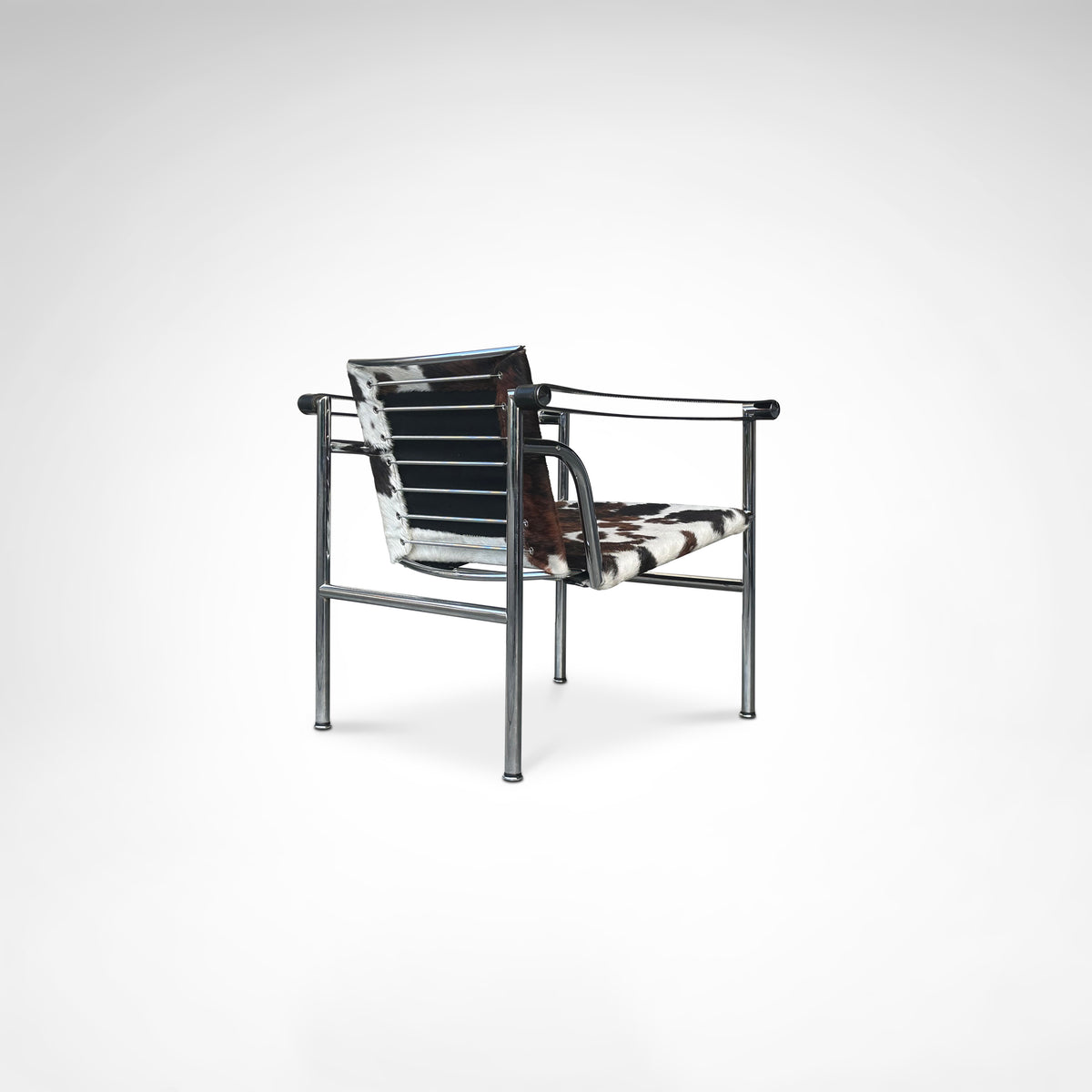 LC1 ponyskin armchair by Le Corbusier et al for Cassina 1980s — additional view