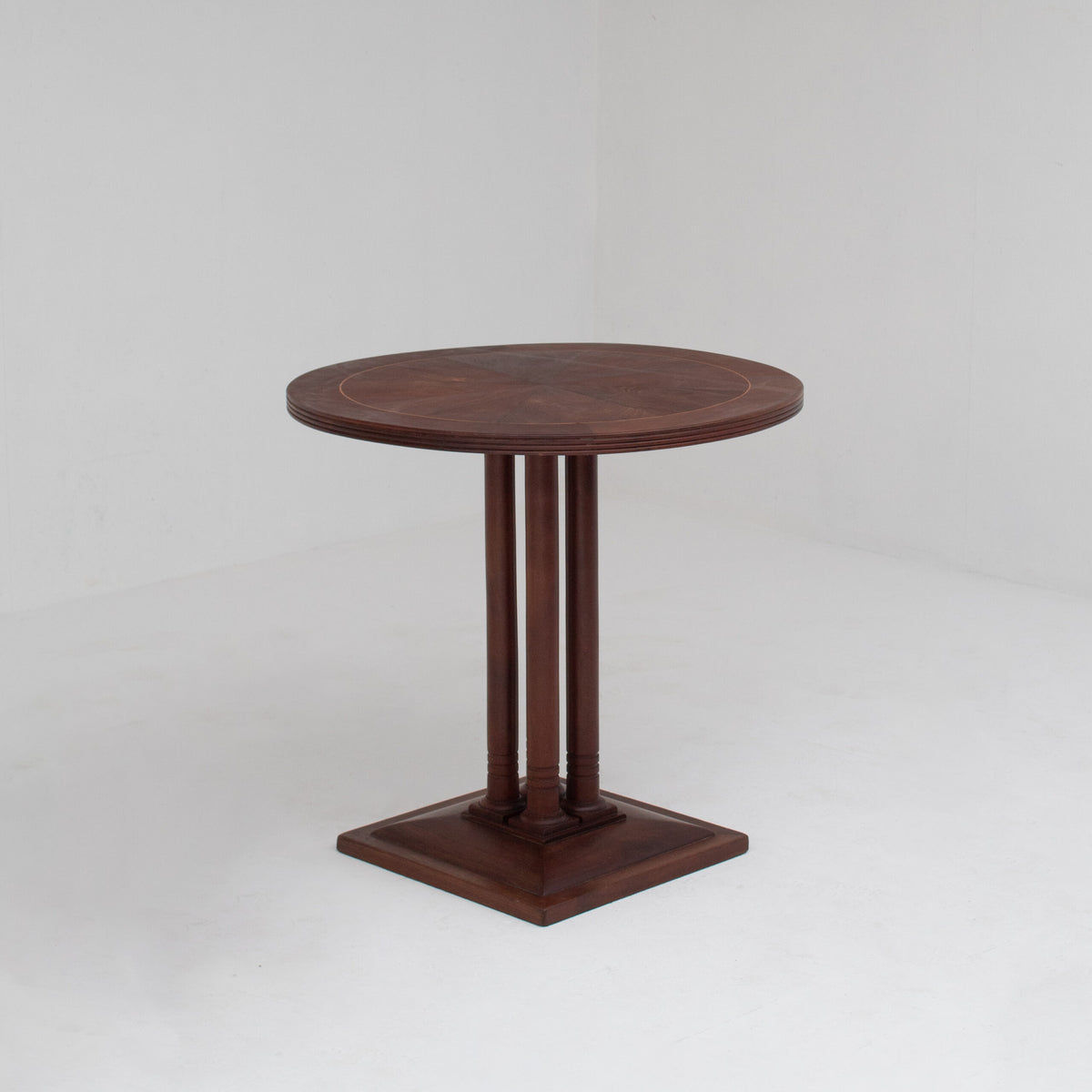 Art Deco Table in Walnut — lifestyle setting