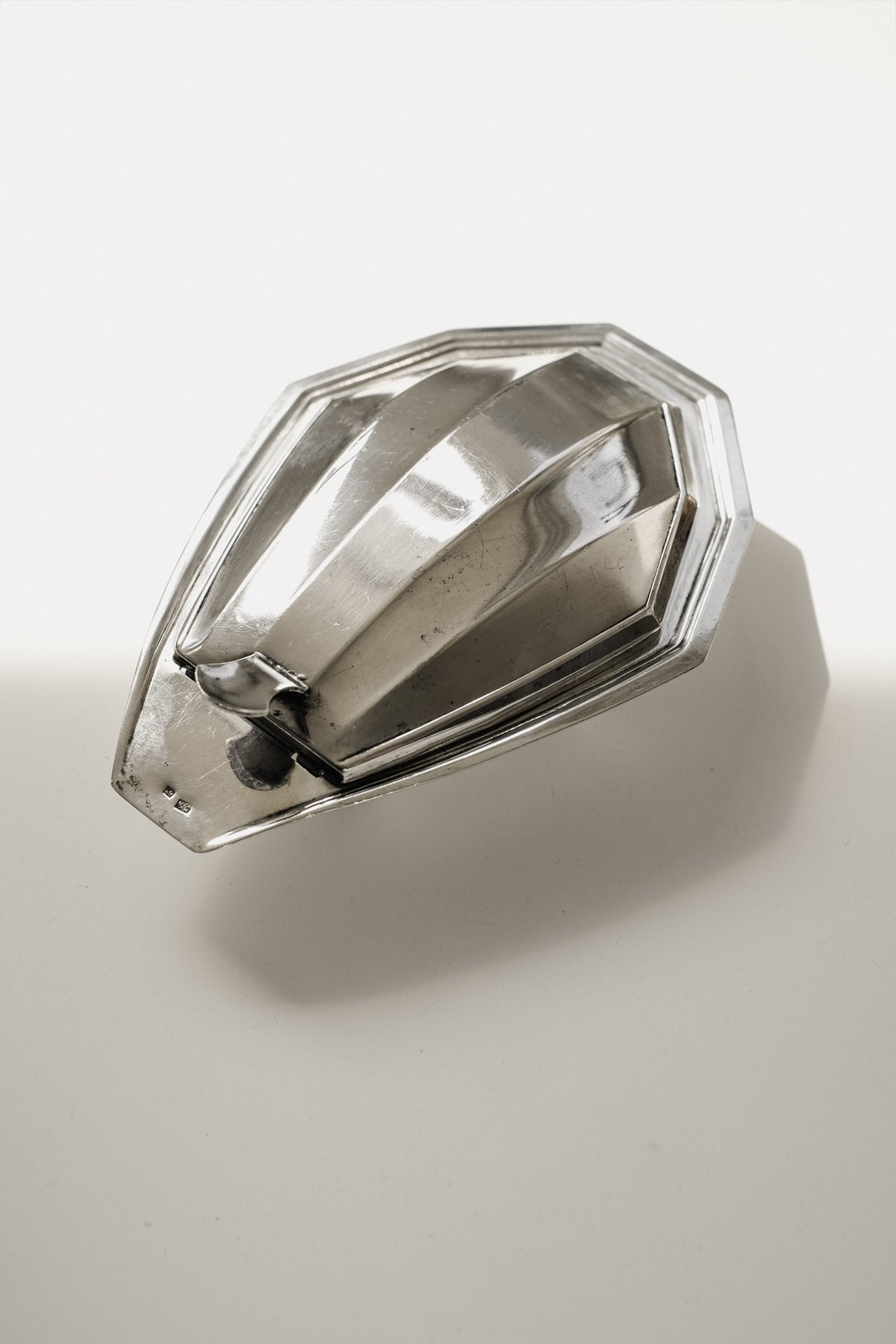 Vintage Silver-Plated Butter Dish — additional view