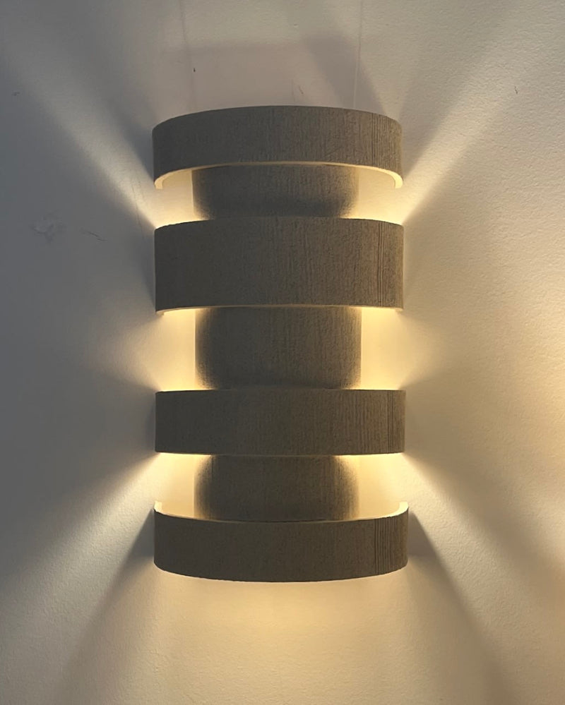 LAYERS Ceramic Sconces — detail view
