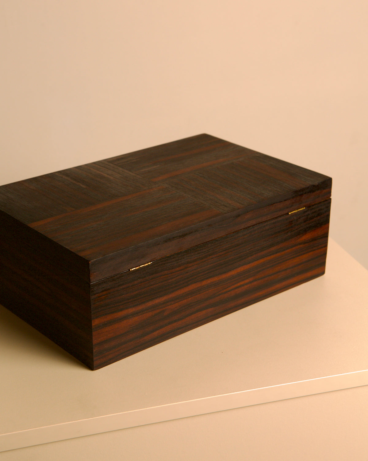 Large Rio rosewood veneer box, Fristho, the Netherlands, 1950s — alternate view