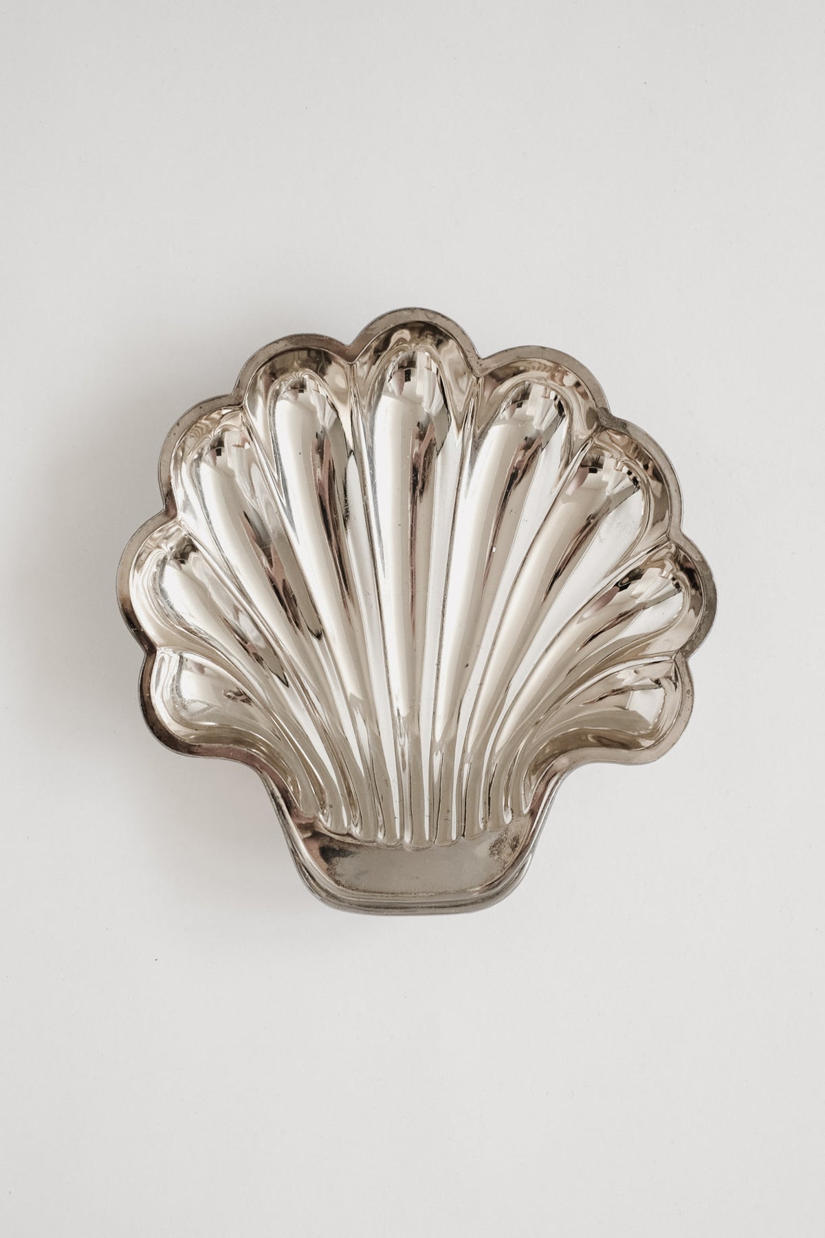 Silver-Plated Shell Dish — lifestyle setting