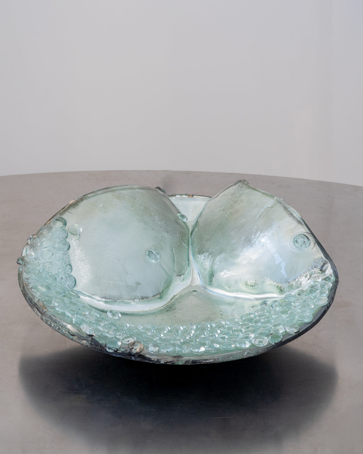 'Lunar Highlands', Sculptural Glass Centrepiece Bowl by Christopher Matthews, 2025 — in context