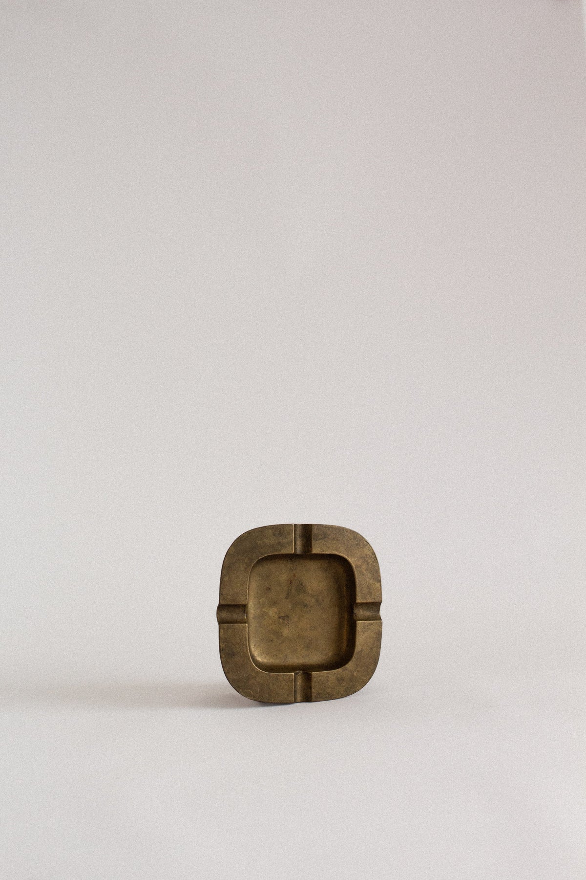 Modernist Brass Ashtray by of matter | The Oblist