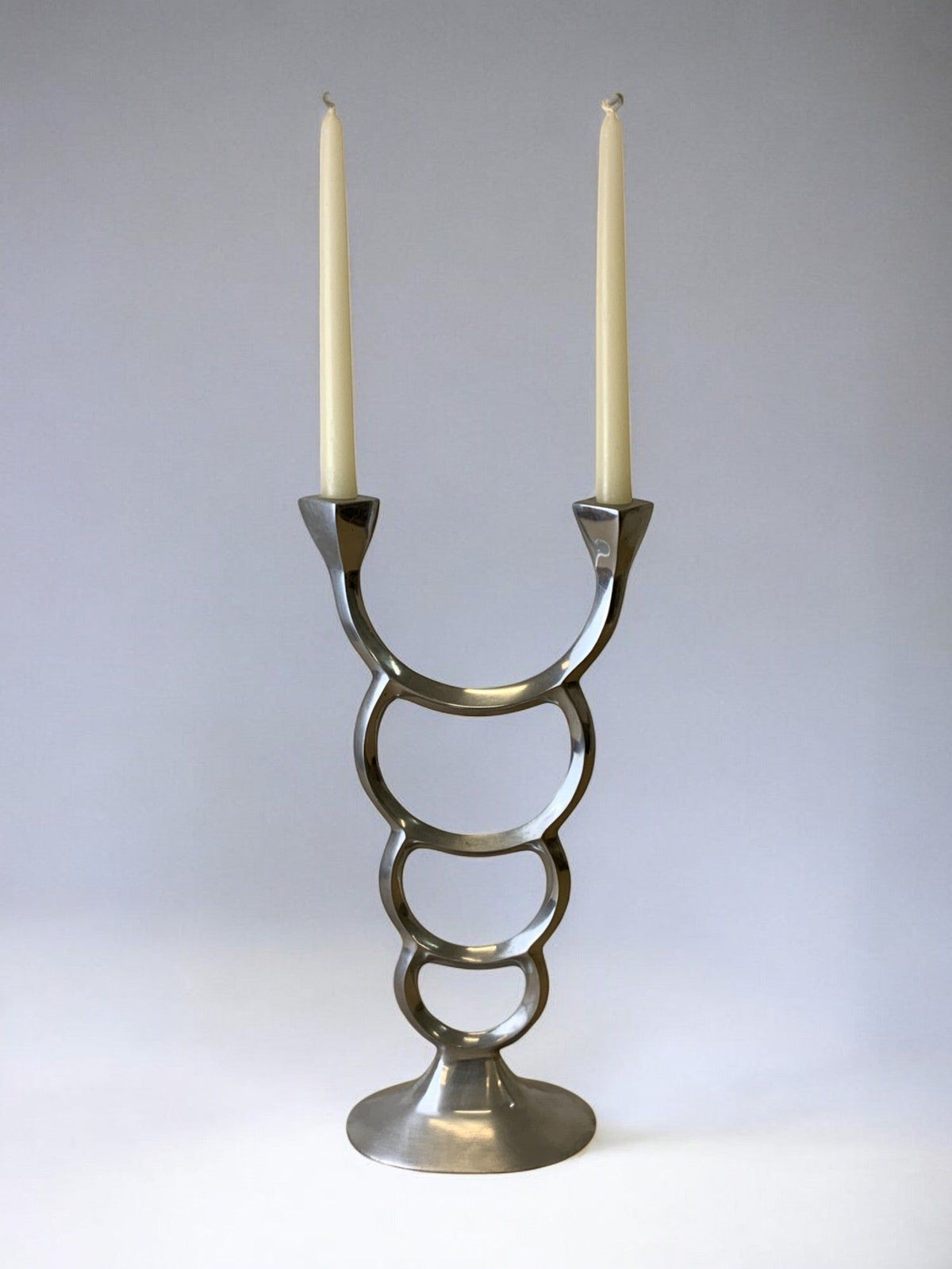Biomorphic Candleholder, Spain, 1970s by Malamar Studio | The Oblist — metal, vintage design