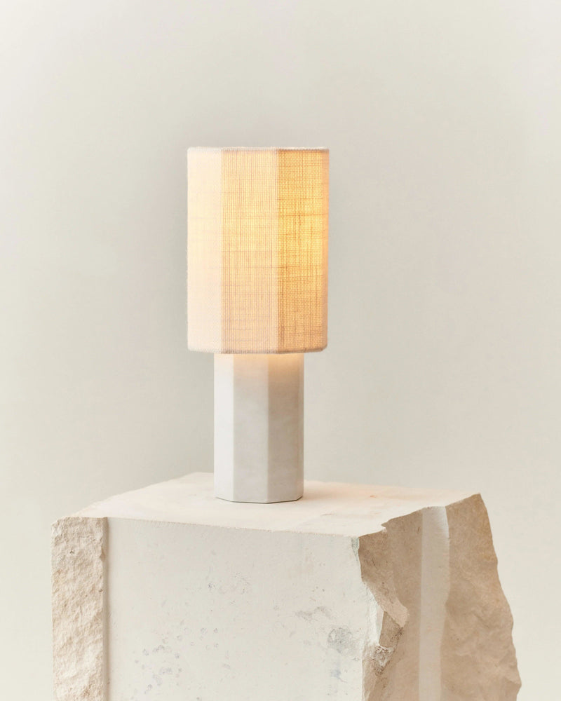 EIGHT OVER EIGHT LAMP SMALL — lifestyle setting