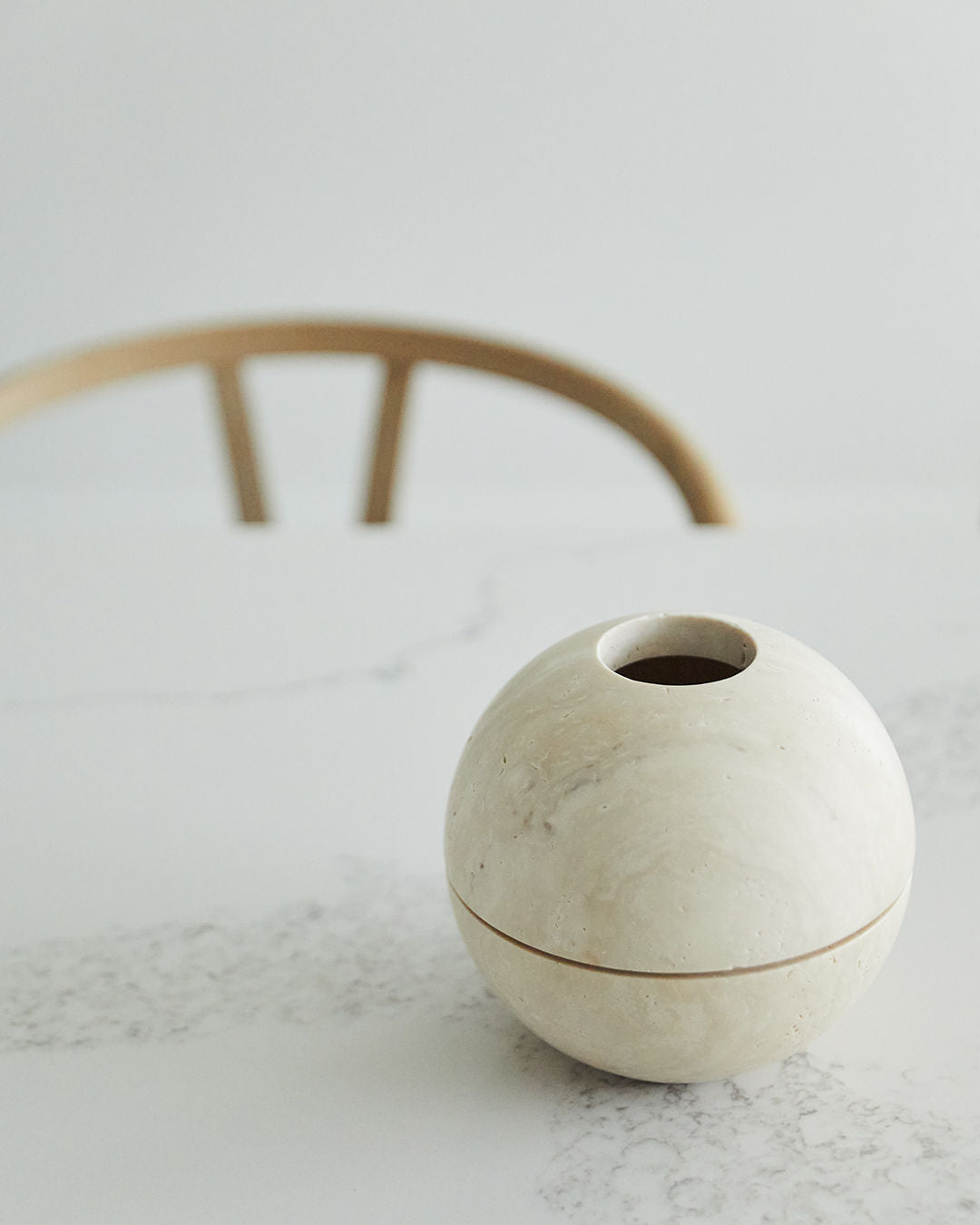 Scandinavian Modern Incense Holder in Stone — in context