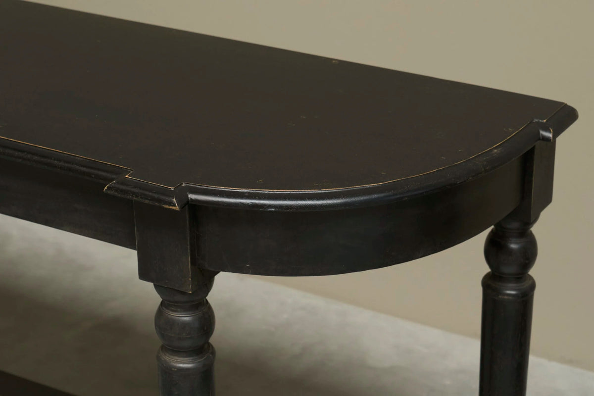Pair of Ebonized Console Tables Early 19th Century — additional view