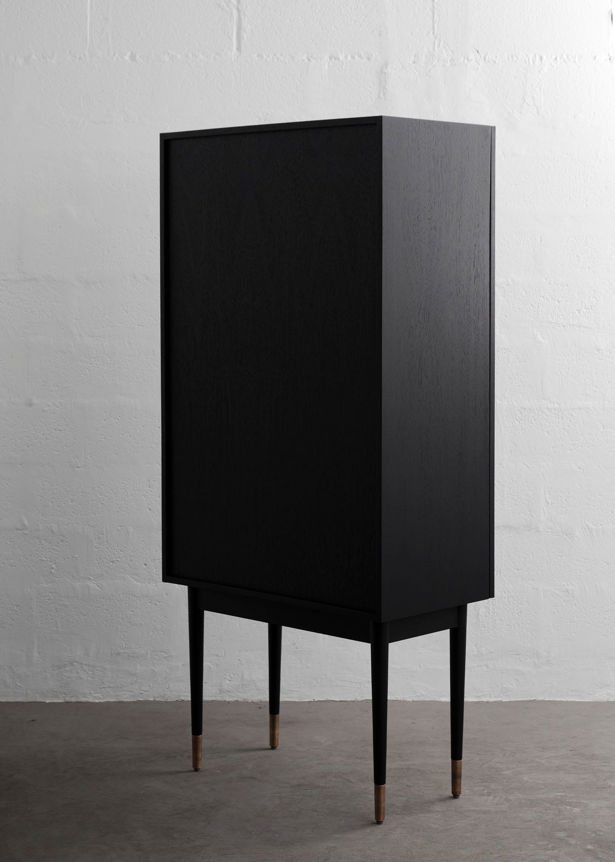 PERFIDIA_01 Bar Cabinet in Solid Wood and Casted Bronze Details — additional view