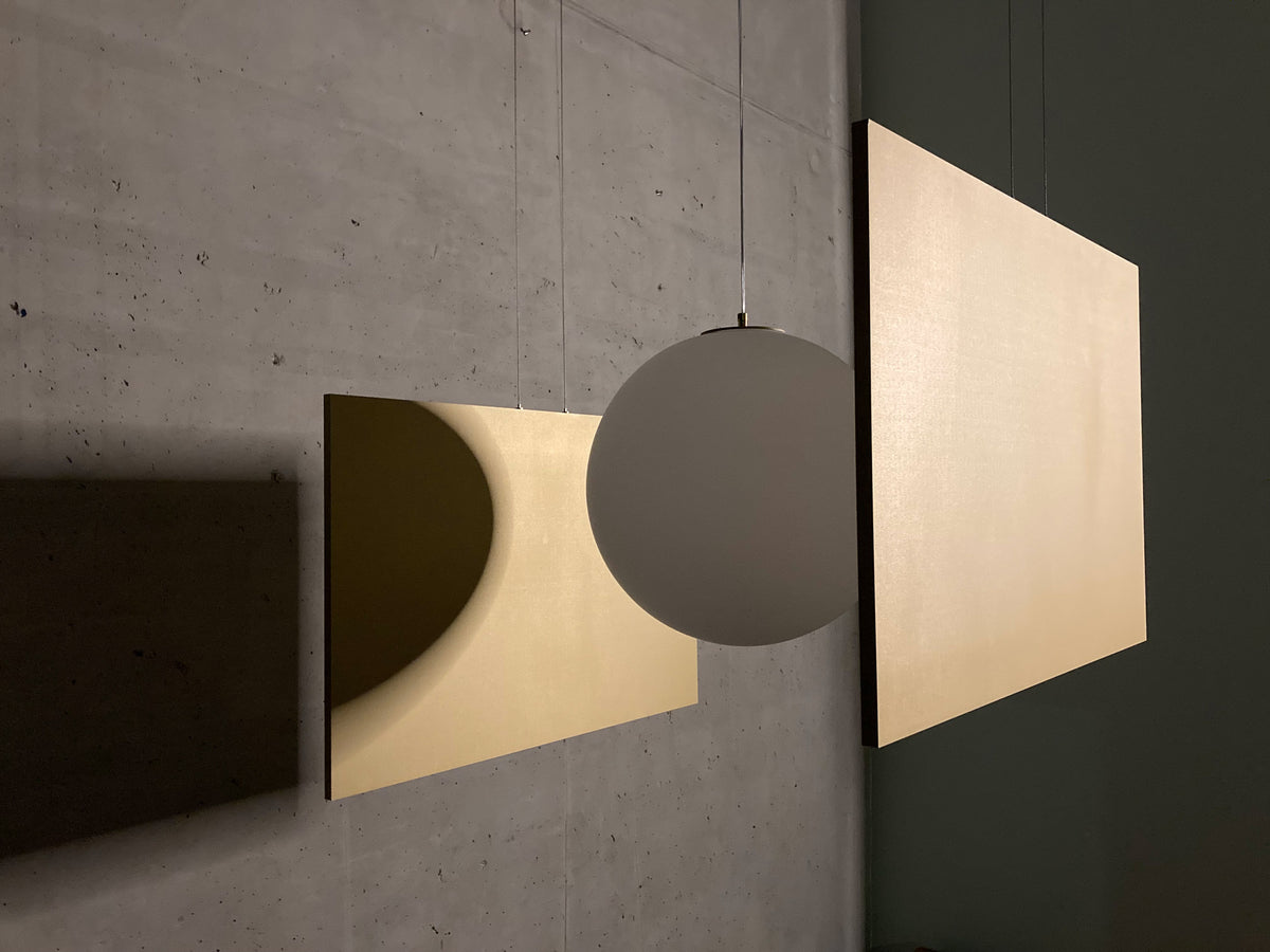 Sunset Sunrise, functional light sculpture in movement — side angle