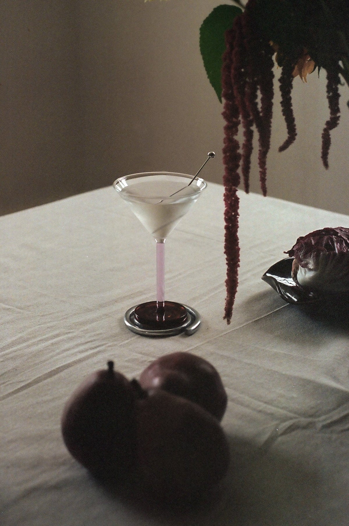 Piano Cocktail Glasses — lifestyle setting