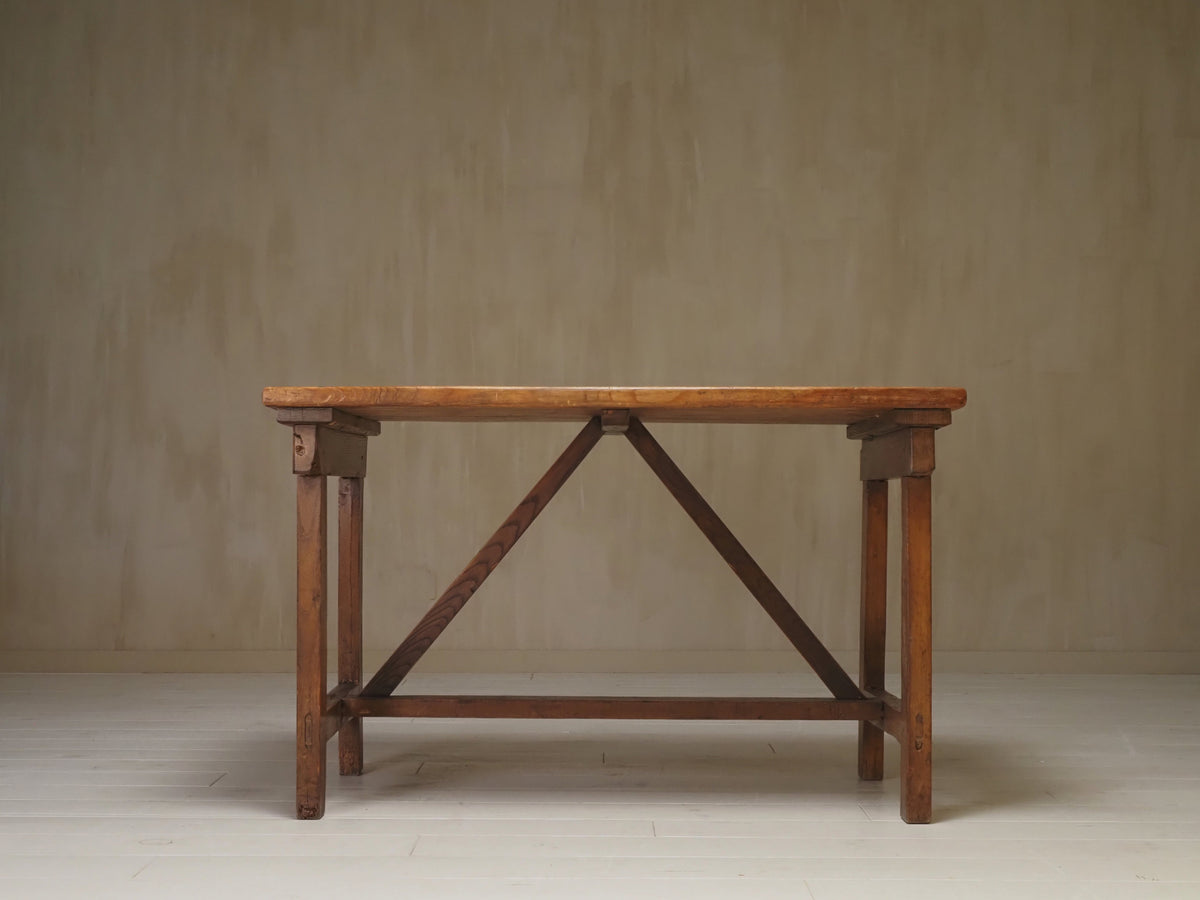 Italian Work Table — side angle