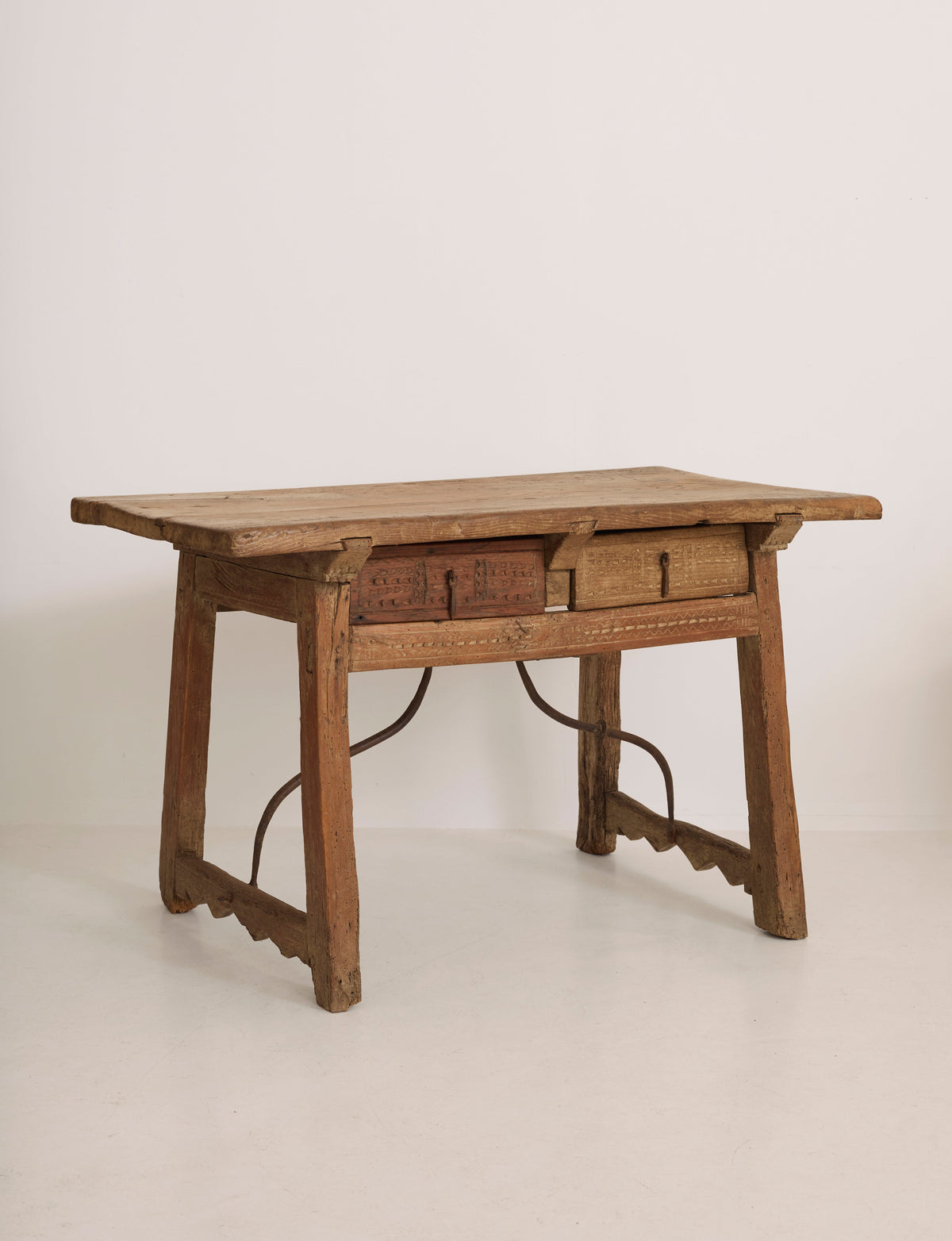 Spanish Folk Vernacular Table From The 17th Century by DIG IN JAPAN | The Oblist — handcrafted wood, rustic finish
