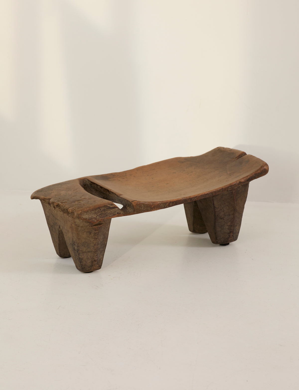 Mid-Century African Senufo Stool in Solid Wood by DIG IN JAPAN | The Oblist — handcrafted natural wood