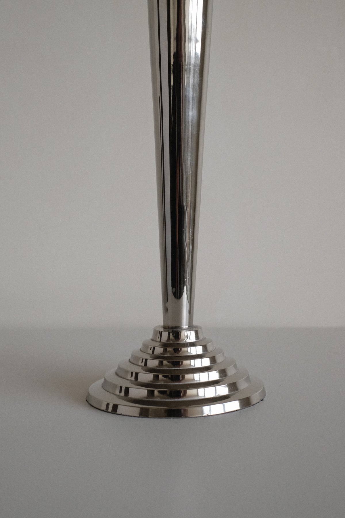 Art Deco Candle Holders — close-up